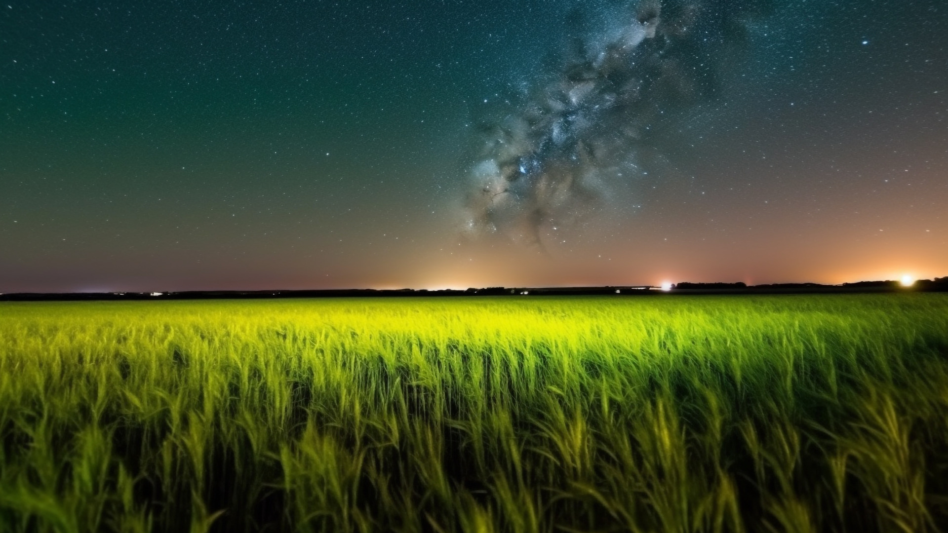 Download wallpaper star, way, milky, illuminates, section landscapes in ...