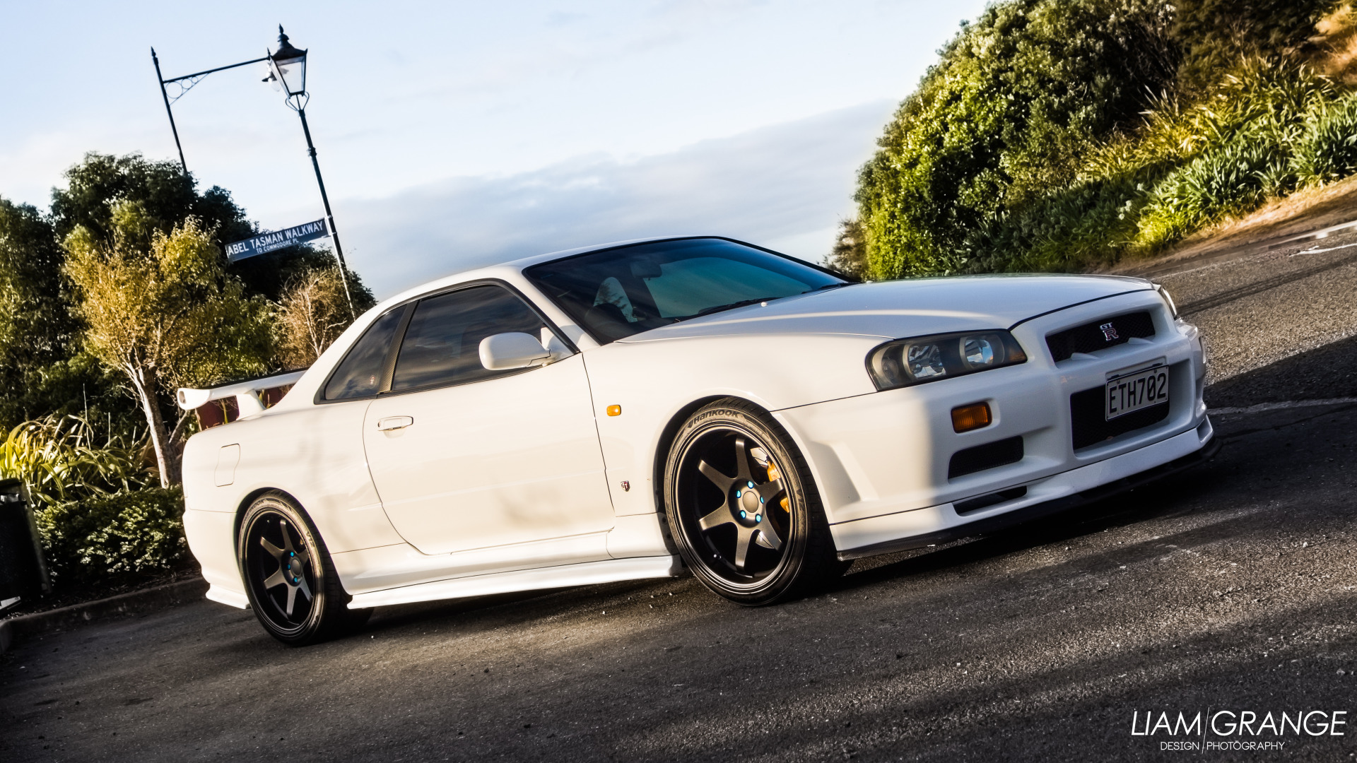 Download wallpaper car, machine, sunset, Nissan, yellow, Nissan, gt-r ...