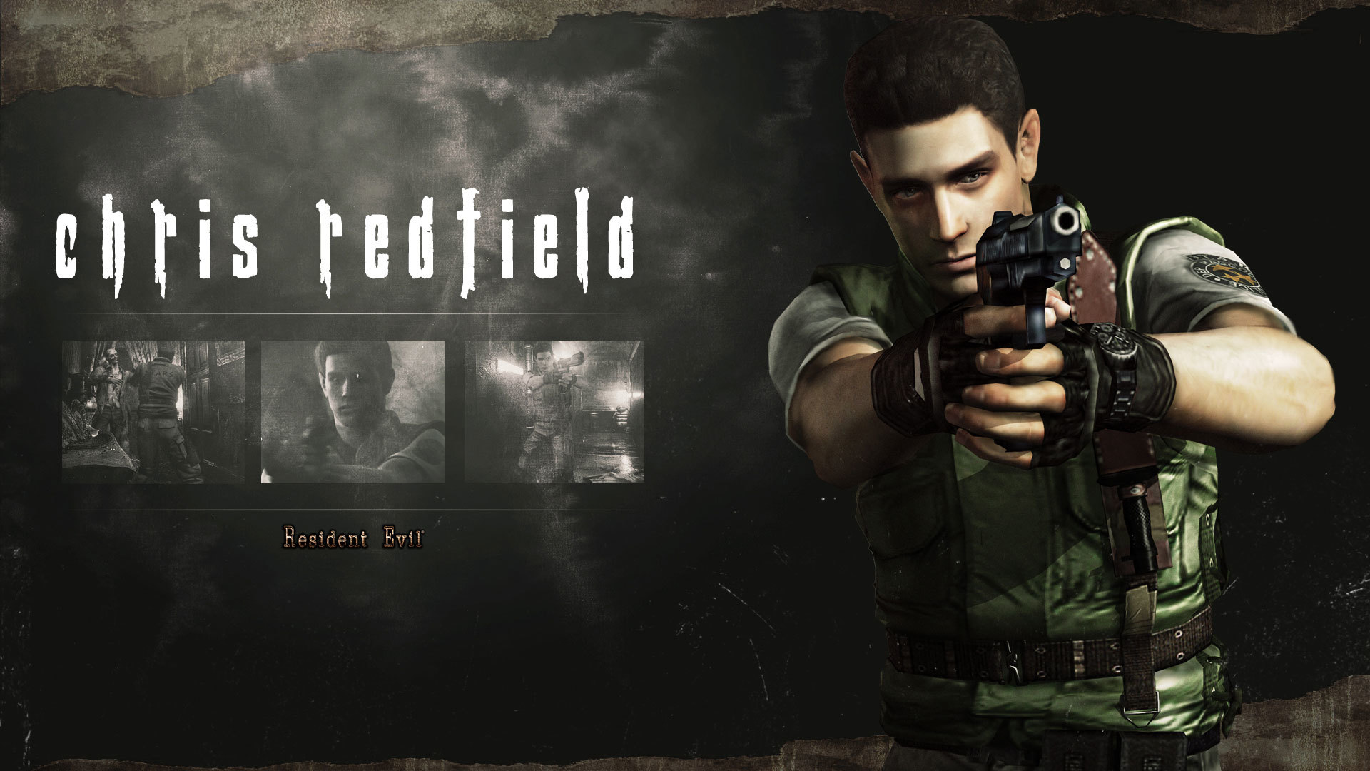 Download wallpaper Chris Redfield, Resident Evil HD Remaster, Steam Trading  card, section games in resolution 1920x1080