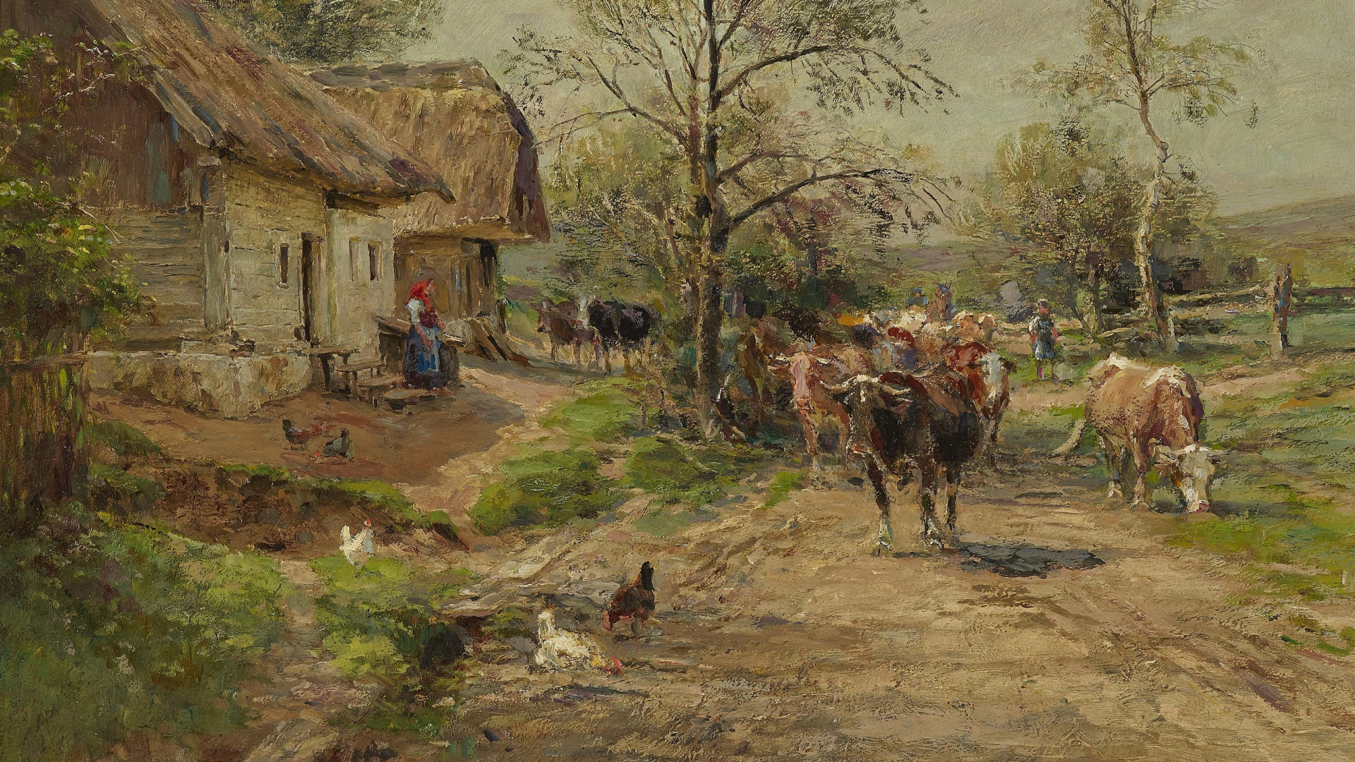 Download wallpaper German painter, German painter, oil on canvas, Carl