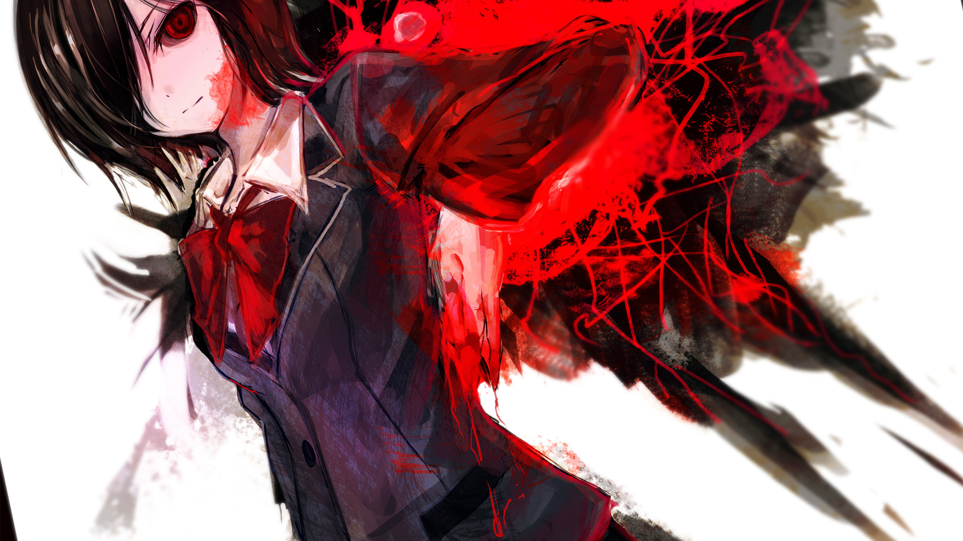 Download wallpaper Tokyo Ghoul, Tokyo Ghoul, Kirishima Bring, Touka,  Kirishima, section other in resolution 1920x1080