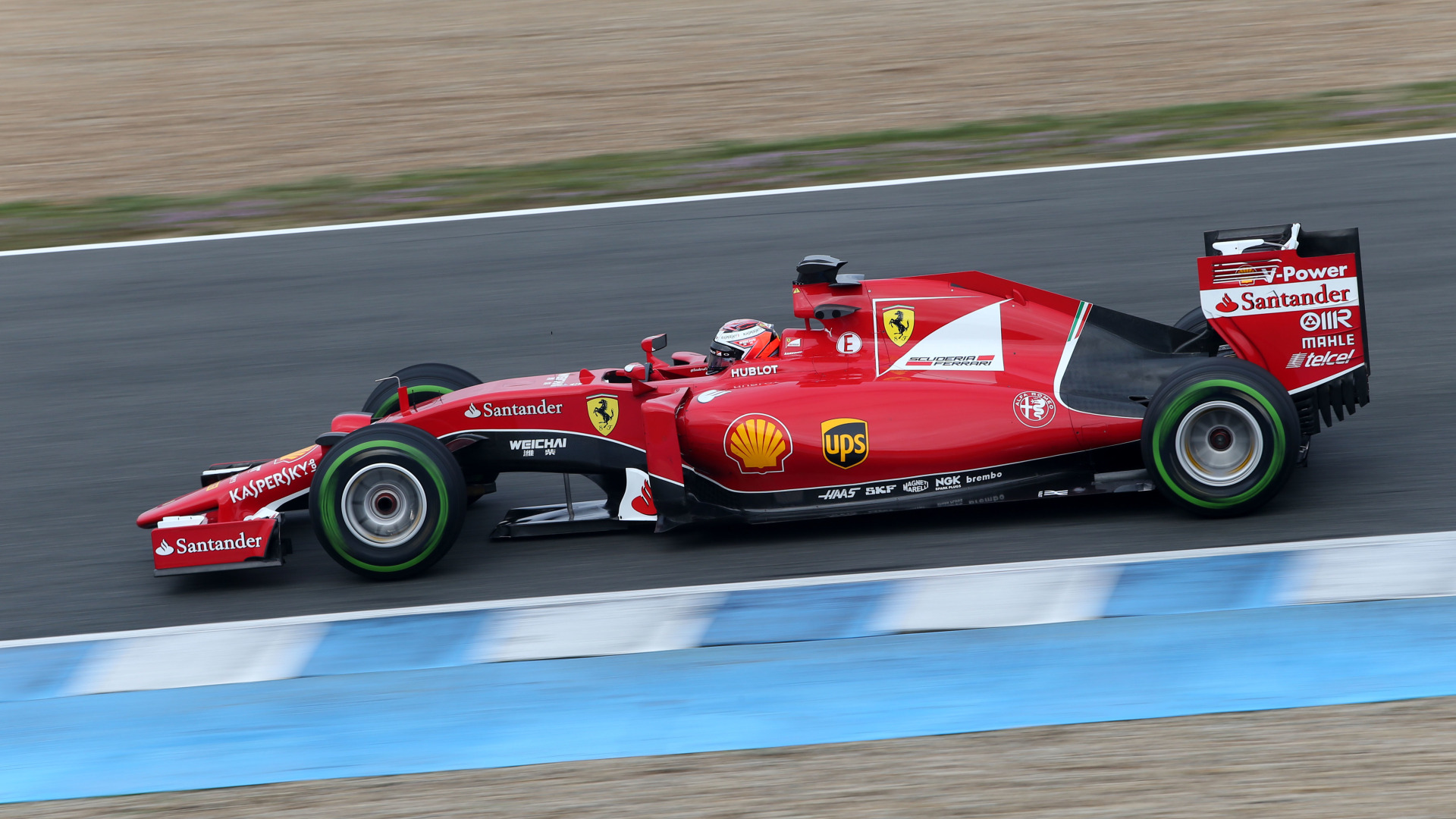 Download Wallpaper Ferrari Kimi Raikkonen Also Formula 1 2015 Tests Sf15t Section Sports