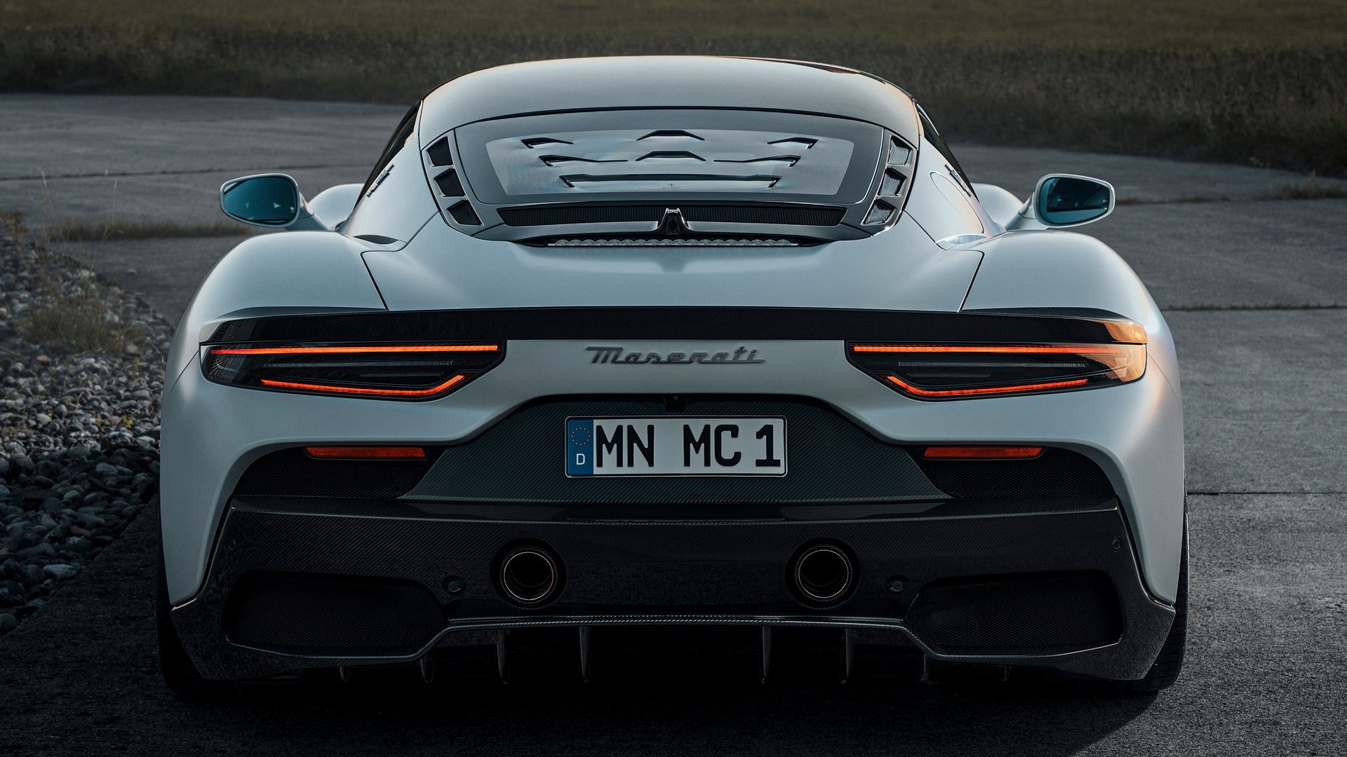 Masserati Rear Download wallpaper Maserati, rear view, 2022, by Novitec, Maserati MC20 ...