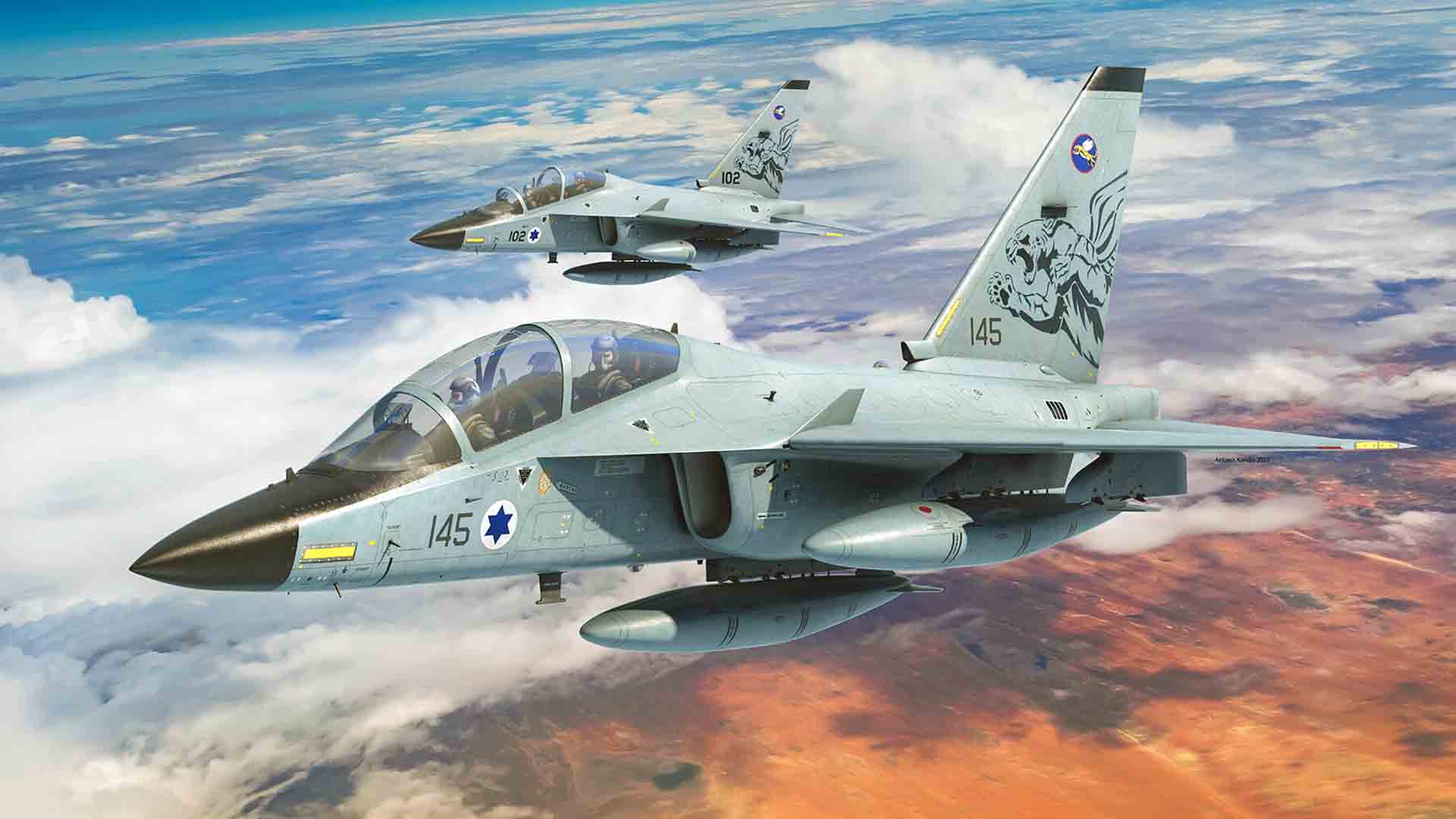 Wallpaper TCB, Aermacchi M-346, Antonis (rOEN911) Karidis