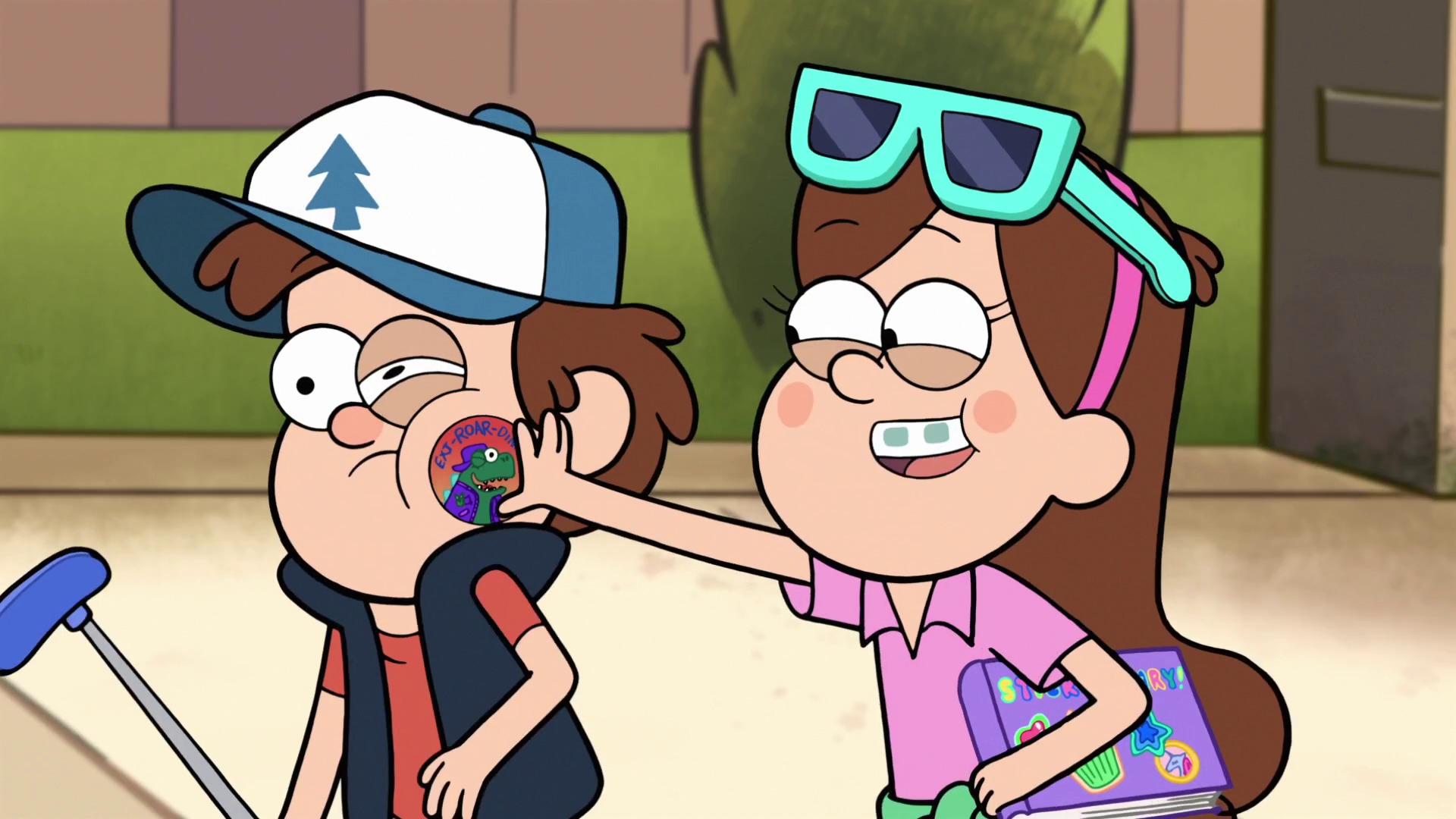 Wallpaper glasses, cap, Gravity Falls, Dipper, Mabel for mobile and  desktop, section фильмы, resolution 1920x1080 - download