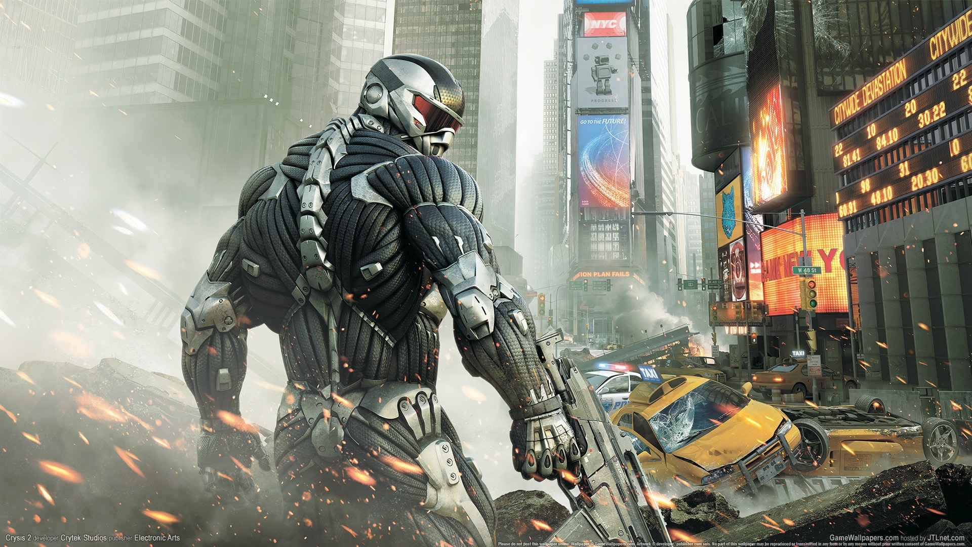 Wallpaper The city, Crysis 2, Crisis, Crytek for mobile and desktop,  section игры, resolution 1920x1080 - download