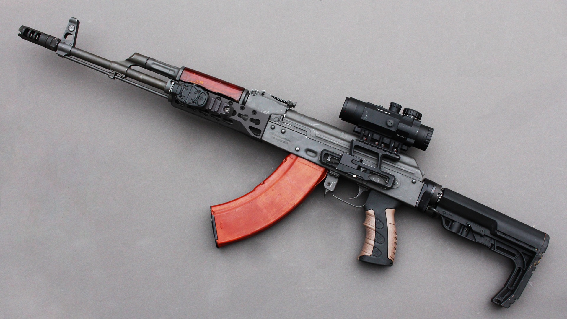 ak47 カスタム AK ストーム カスタム 東京マルイ マイクロプロサイトつけて屋外