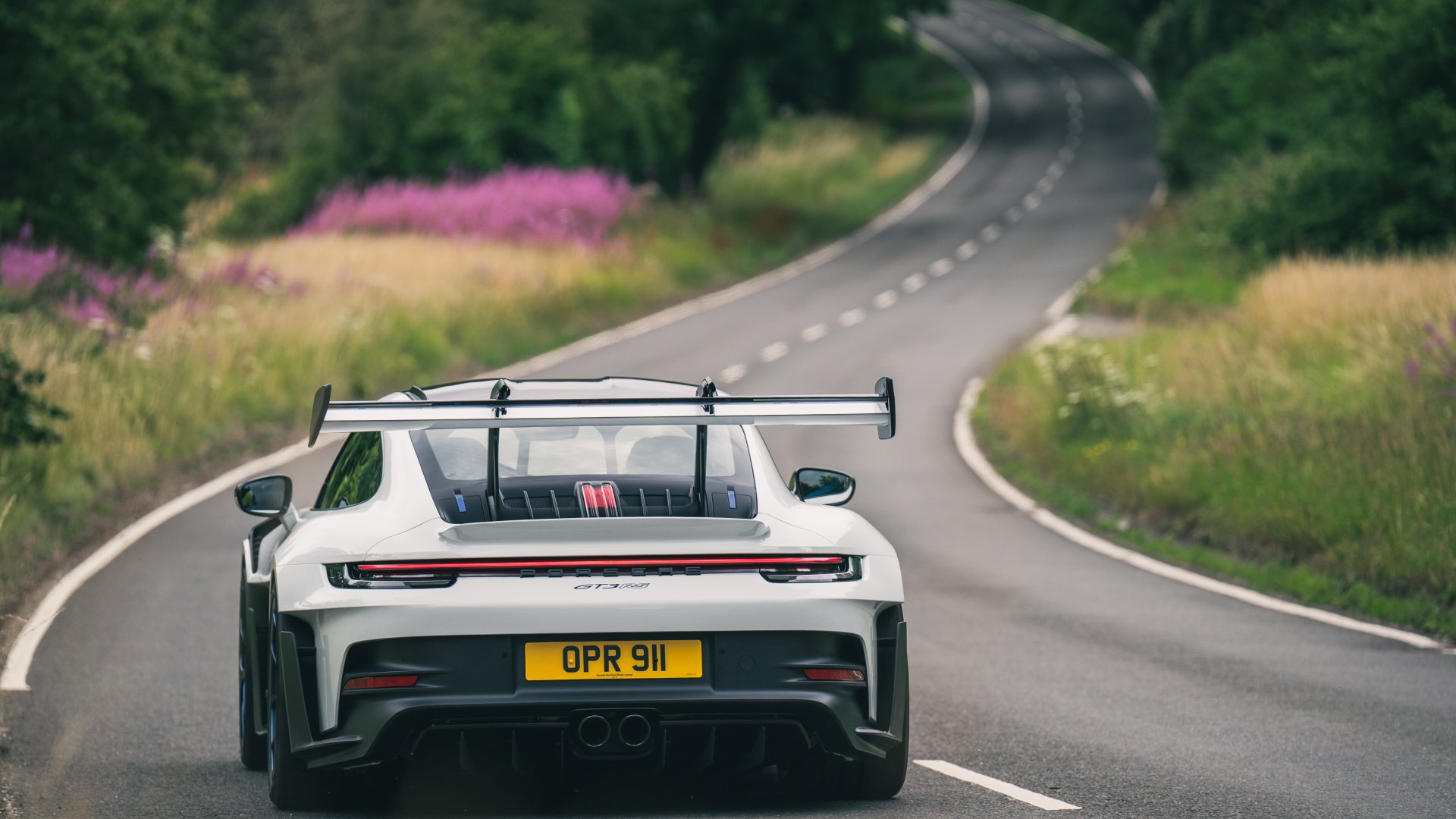 Package Rear View Download wallpaper 911, Porsche, rear view, Weissach Package, Porsche ...