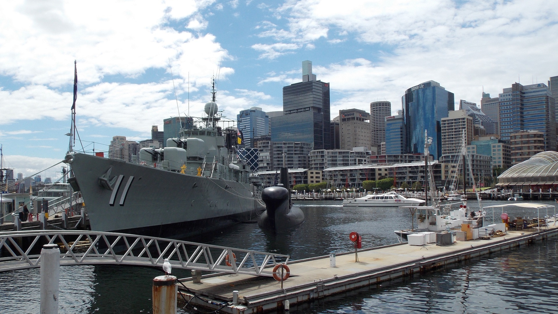 Download wallpaper Sydney, HMAS Onslow, The Royal Australian Navy, HMAS ...