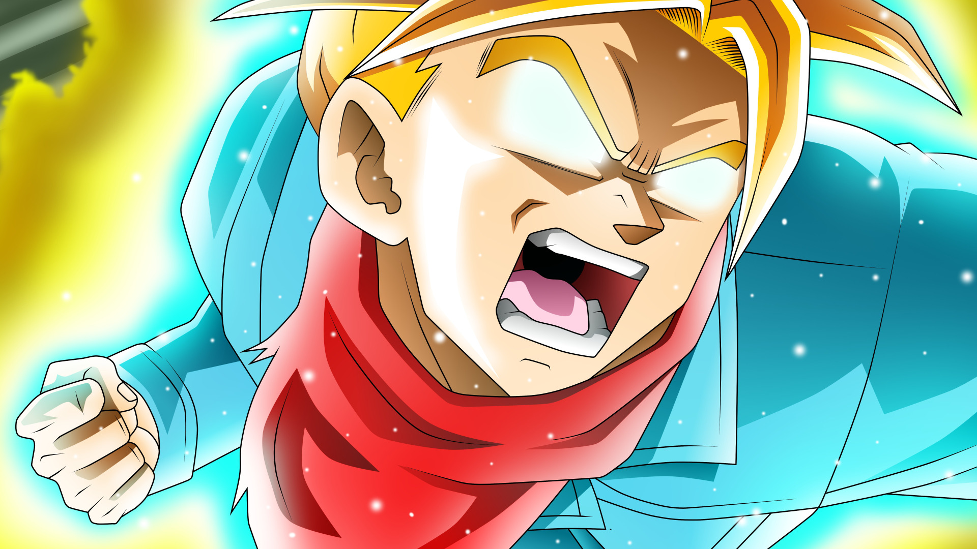 Rage Trunks, dbs, HD wallpaper