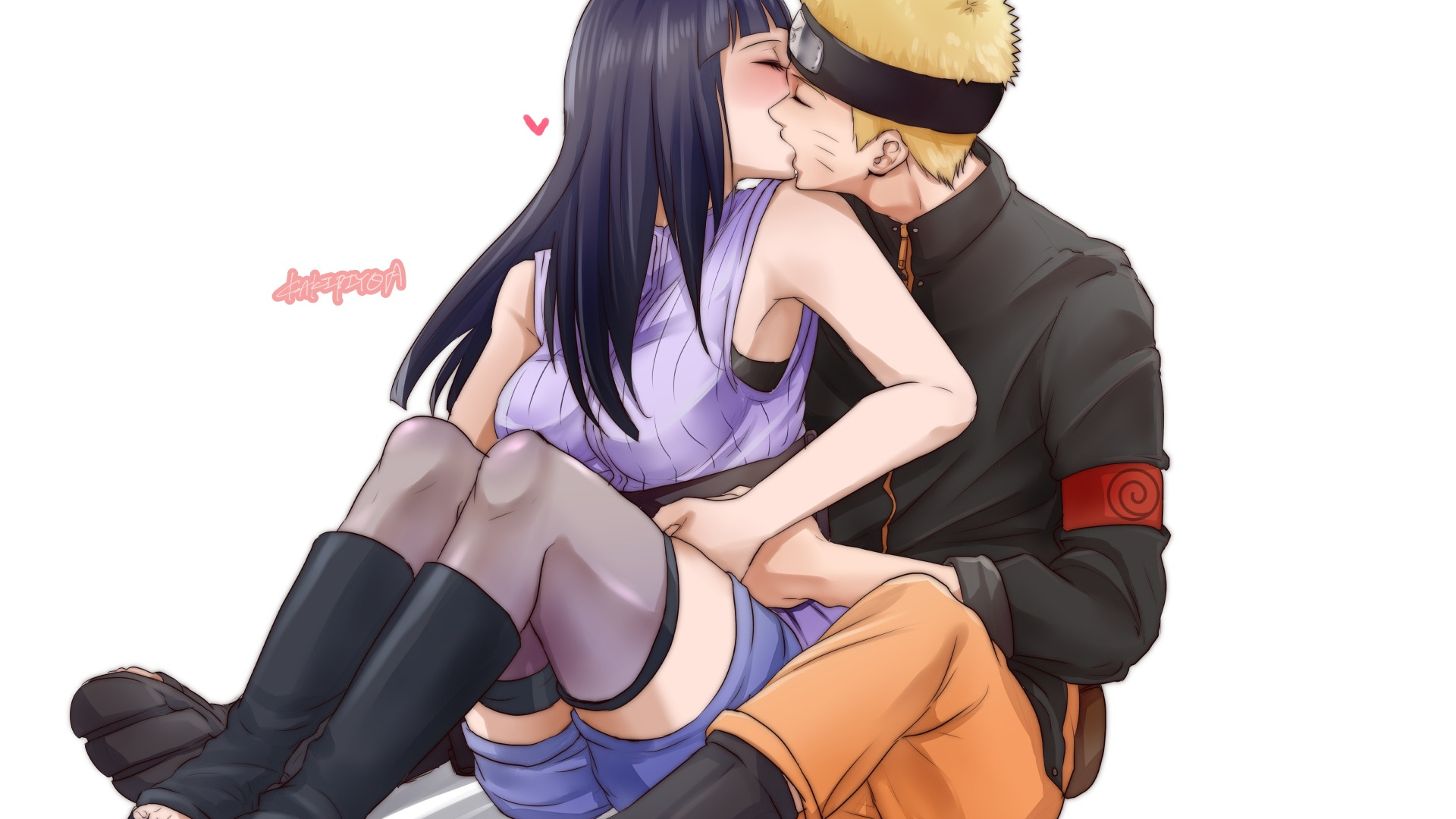 Download wallpaper Hyuuga Hinata, NARUTO, Uzumaki Naruto, Fanart, NaruHina,  Pixiv, Fanart From Pixiv, NARUTO: SHIPPŪDEN, section shonen in resolution  1920x1080