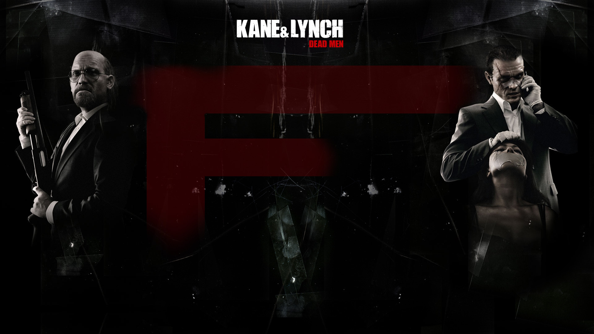 Wallpaper black, Kane & Lynch, Dead men for mobile and desktop, section игры,  resolution 1920x1080 - download