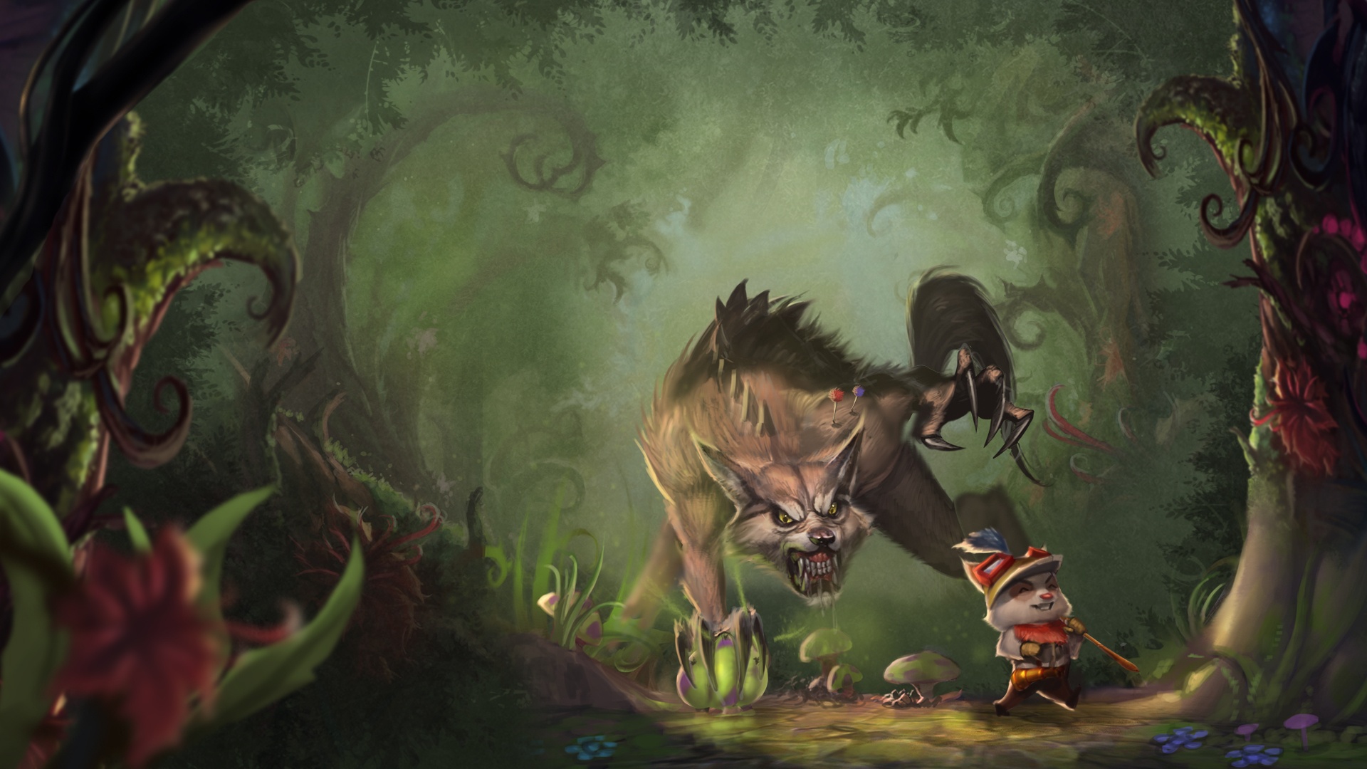 Wallpaper Hamster, League of Legends, Timo, Teemo, Timokha for mobile and  desktop, section игры, resolution 1920x1080 - download