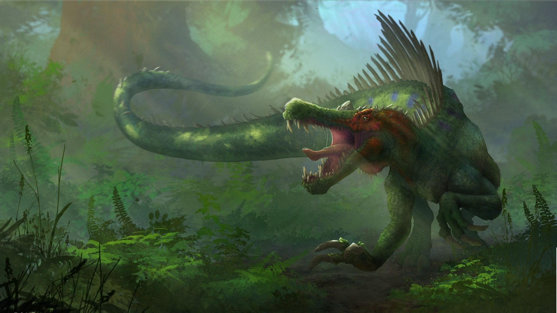 Ящер играть. Спинозавр-ящер. Спинозавр монстр. Спинозавр Планета динозавров. Спинозавр ДНД.