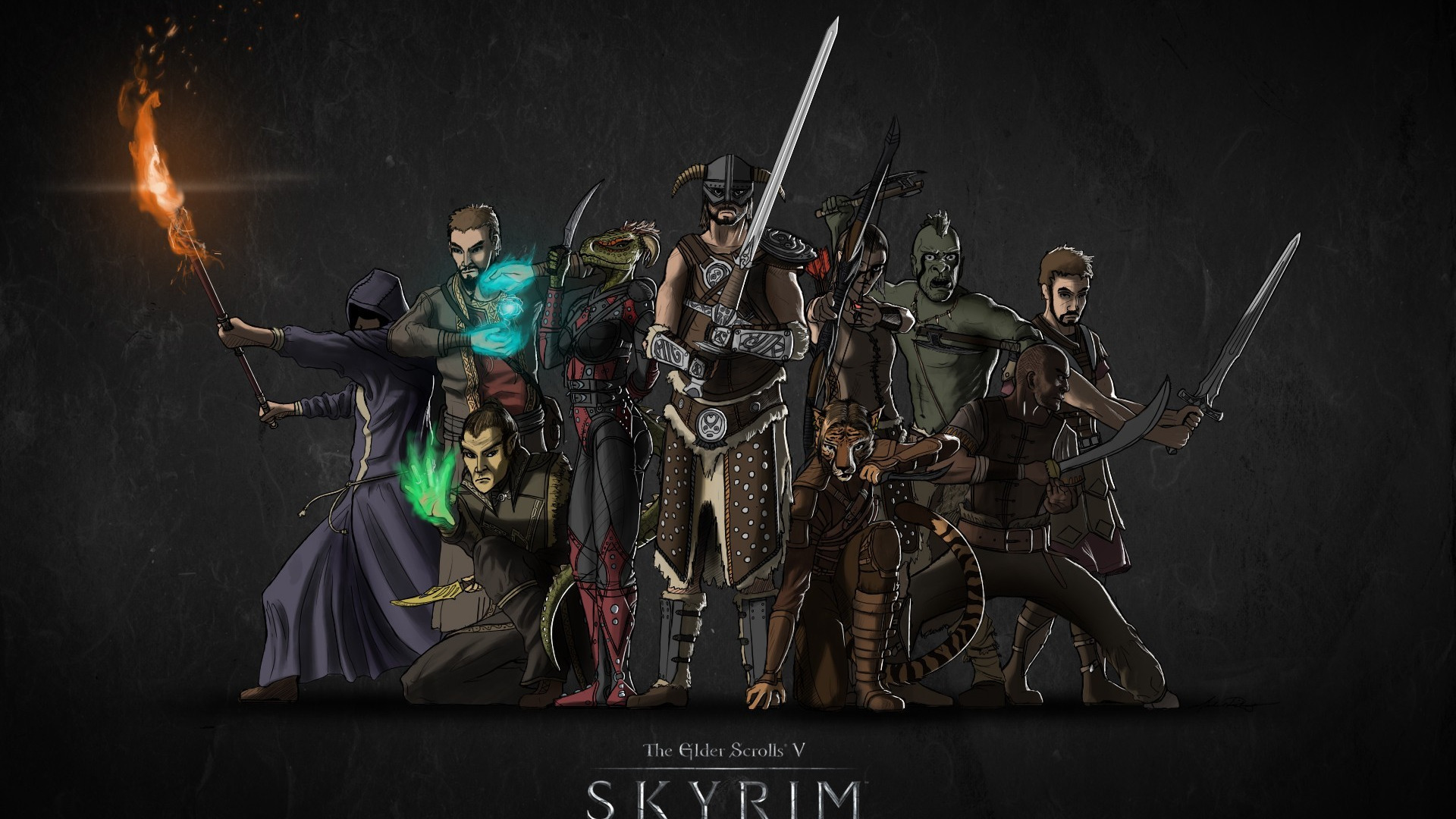 Download Wallpaper Orc, Skyrim, Skyrim, The Elder Scrolls 5, The.
