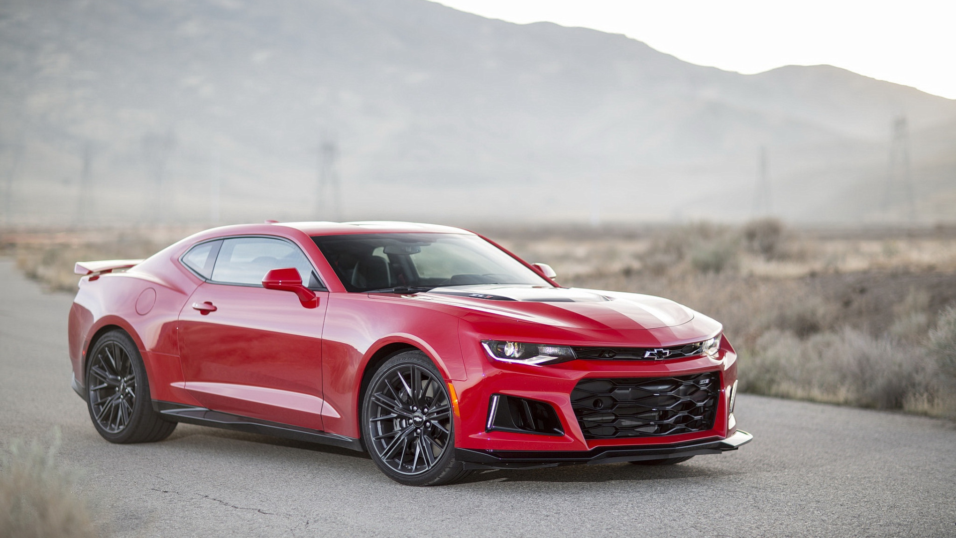 Download wallpaper Chevrolet, Camaro, Red, ZL1, section chevrolet in ...