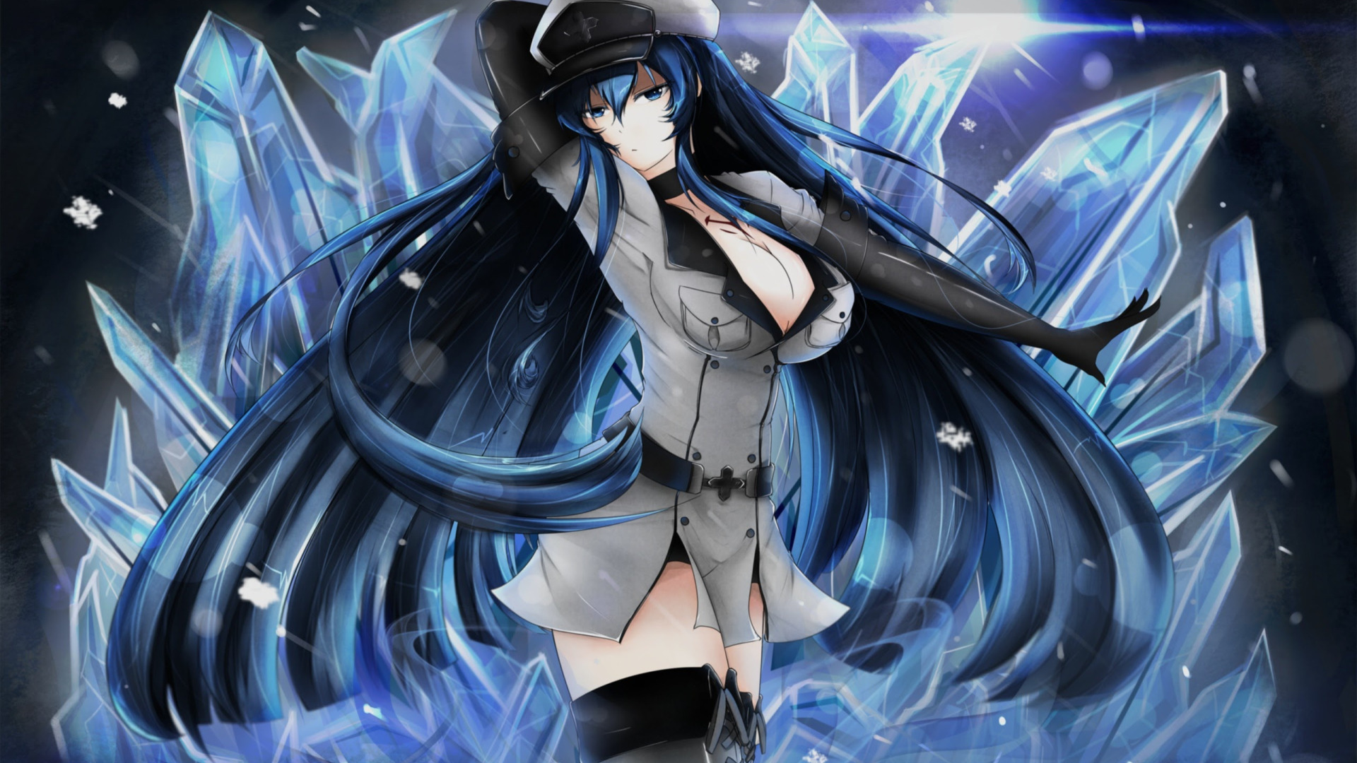 Download wallpaper Akame ga Kill!, Esdeath, Estes, General Esdeath, General  Esdes, Killer Akame!, section other in resolution 1920x1080