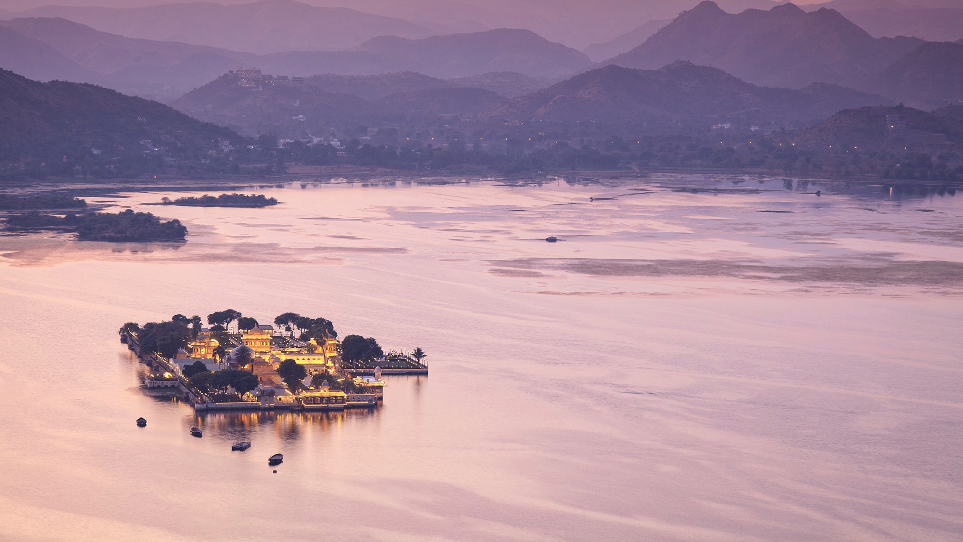 Wallpaper mountains, lake, India, Palace, Udaipur, Rajasthan ...