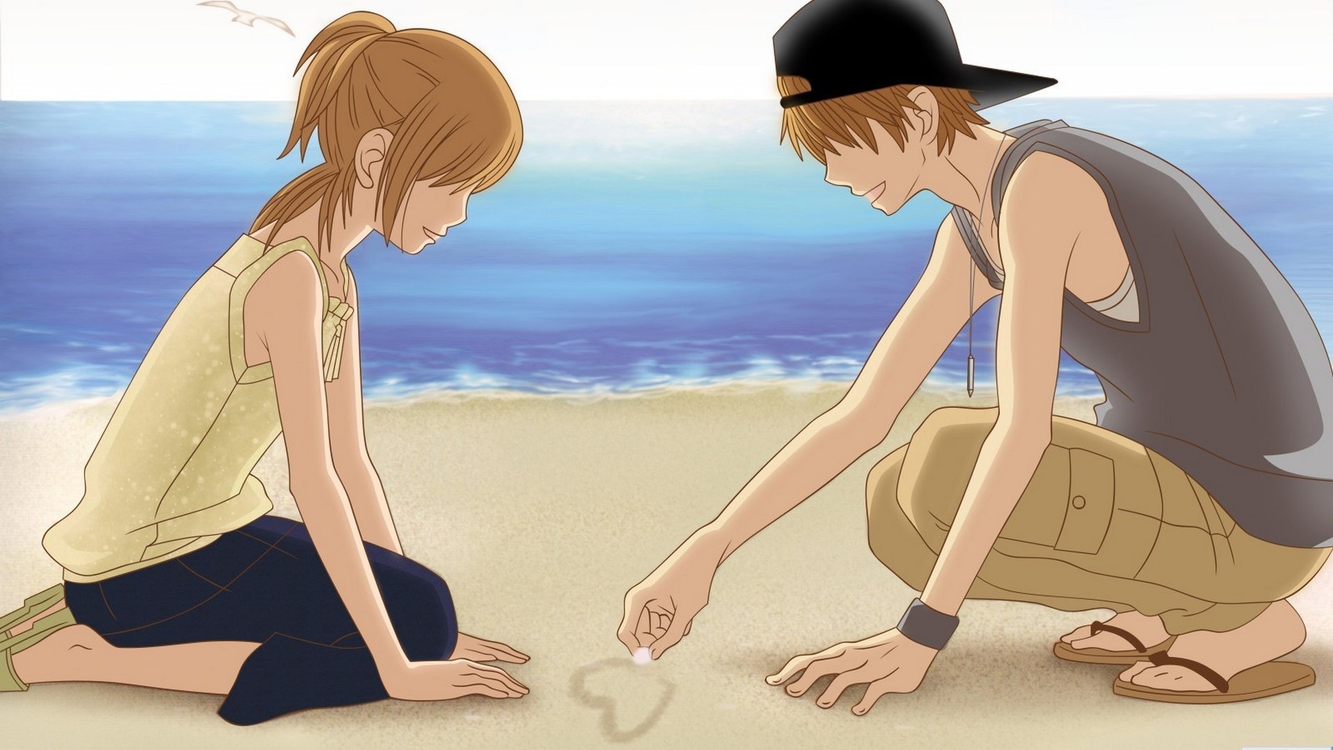 Download wallpaper Anime, bokura ga ita, it was us, We Where There, section  anime in resolution 1920x1080