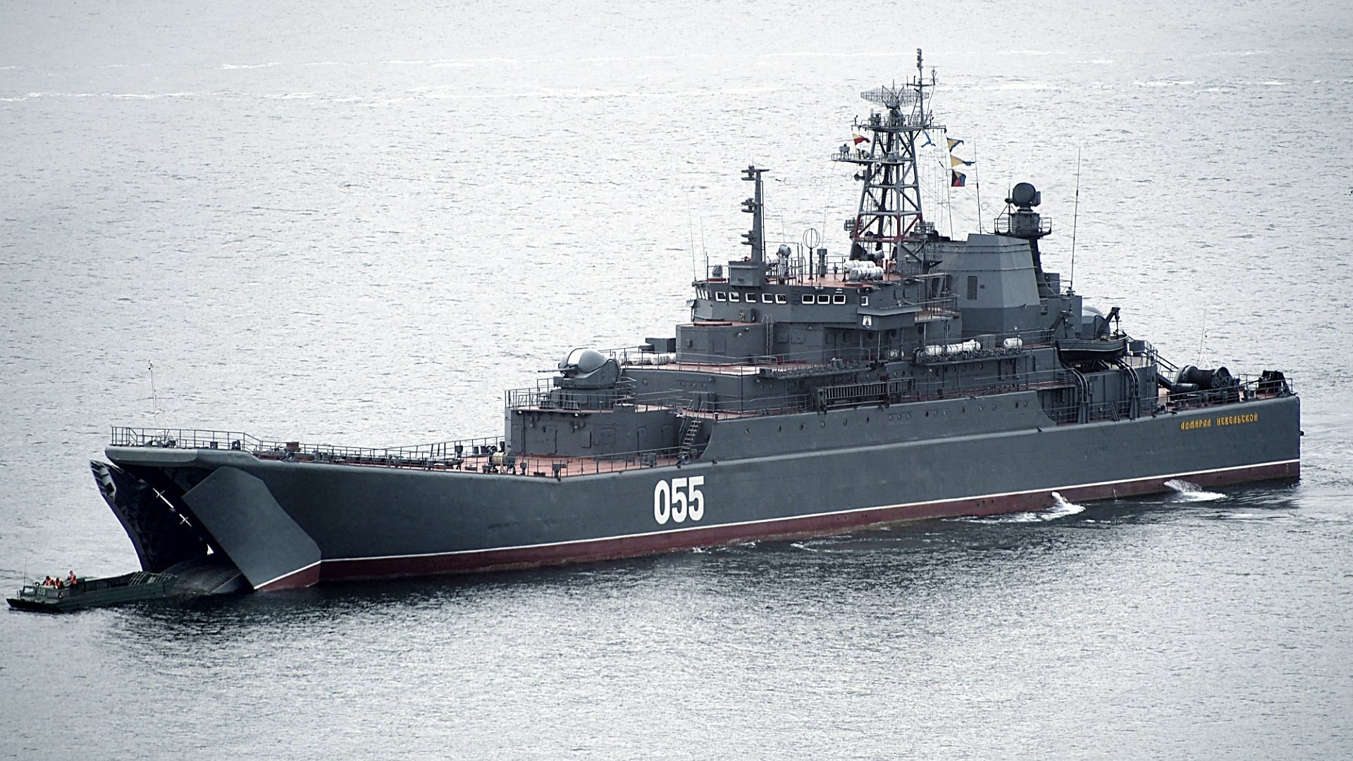 Project 771 Download wallpaper the project 775, large landing ship, Admiral ...