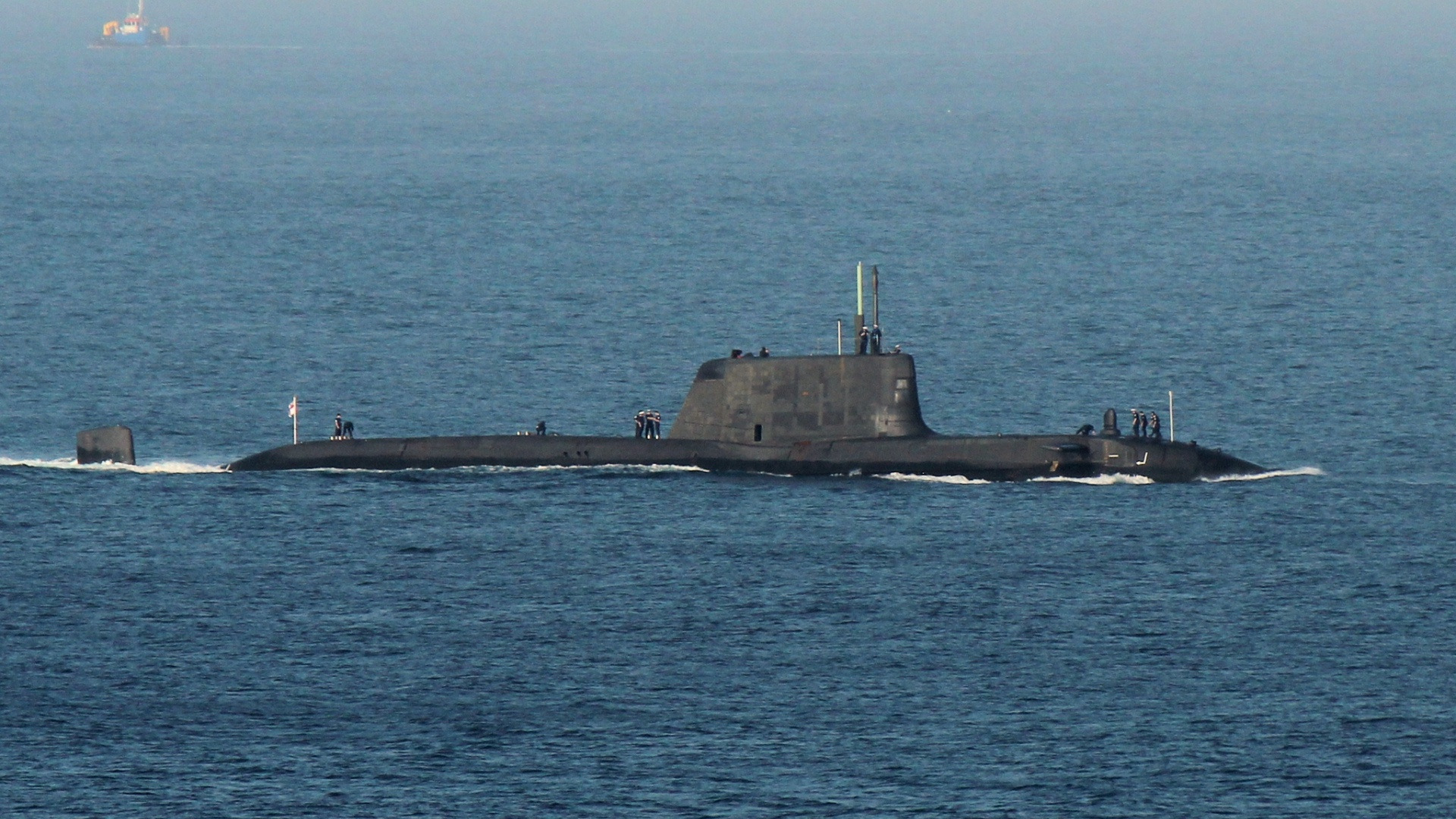 Download wallpaper boat, England, underwater, atomic, hms Ambush ...