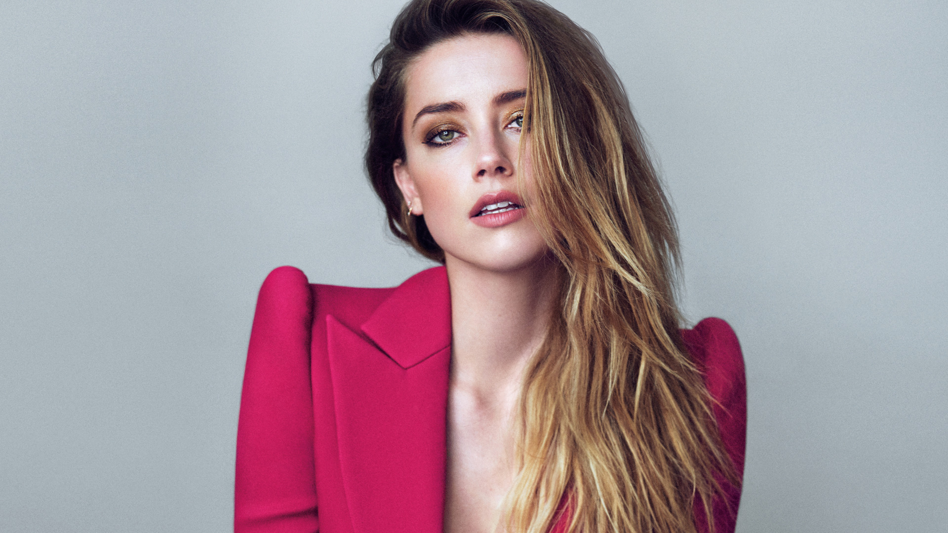 Download Wallpaper Makeup Actress Hairstyle Photoshoot Amber Heard Amber Heard Marie