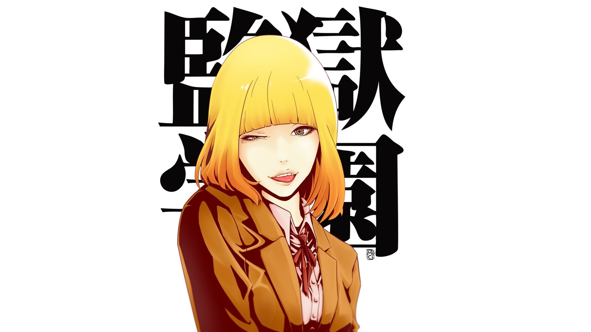 Wallpaper anime, Hana midorikawa, prison school for mobile and desktop,  section прочее, resolution 1920x1080 - download