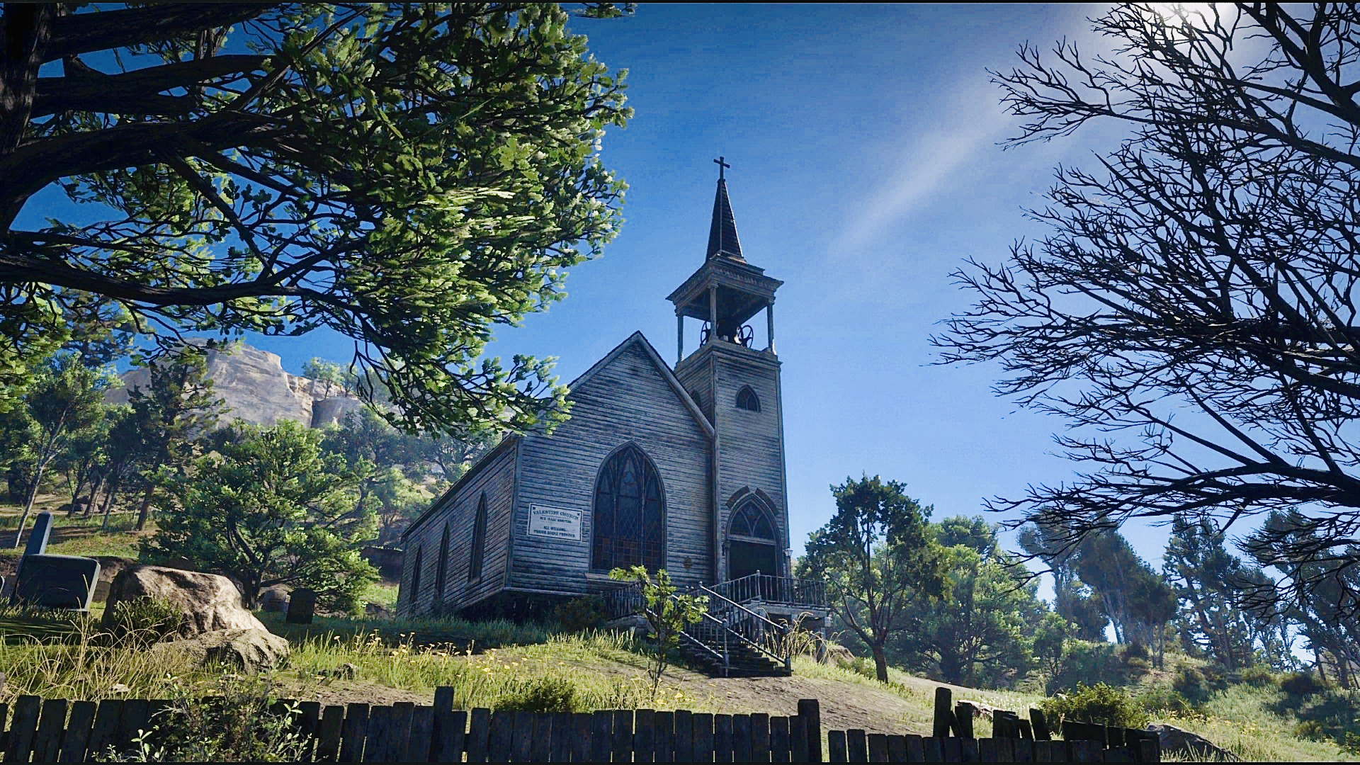 Download wallpaper Red Dead Redemption 2, Church, Game, Valentine ...