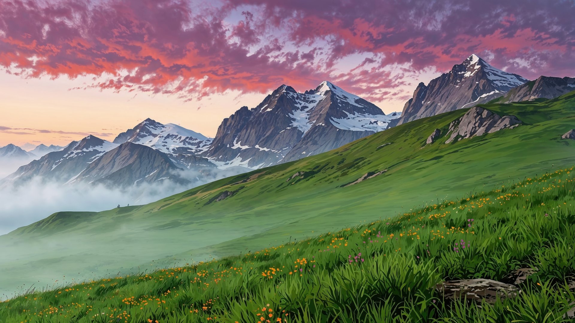 Download wallpaper beautiful, springtime, weather, blooming, section ...