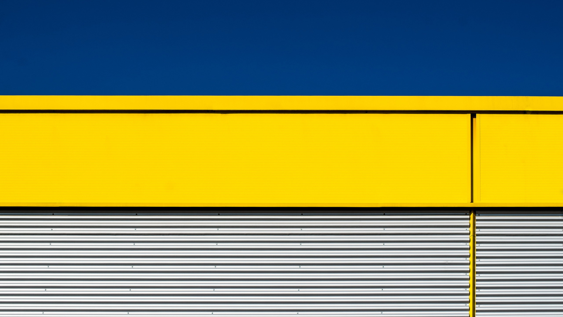 Download wallpaper the sky, wall, urban minimalism, section minimalism