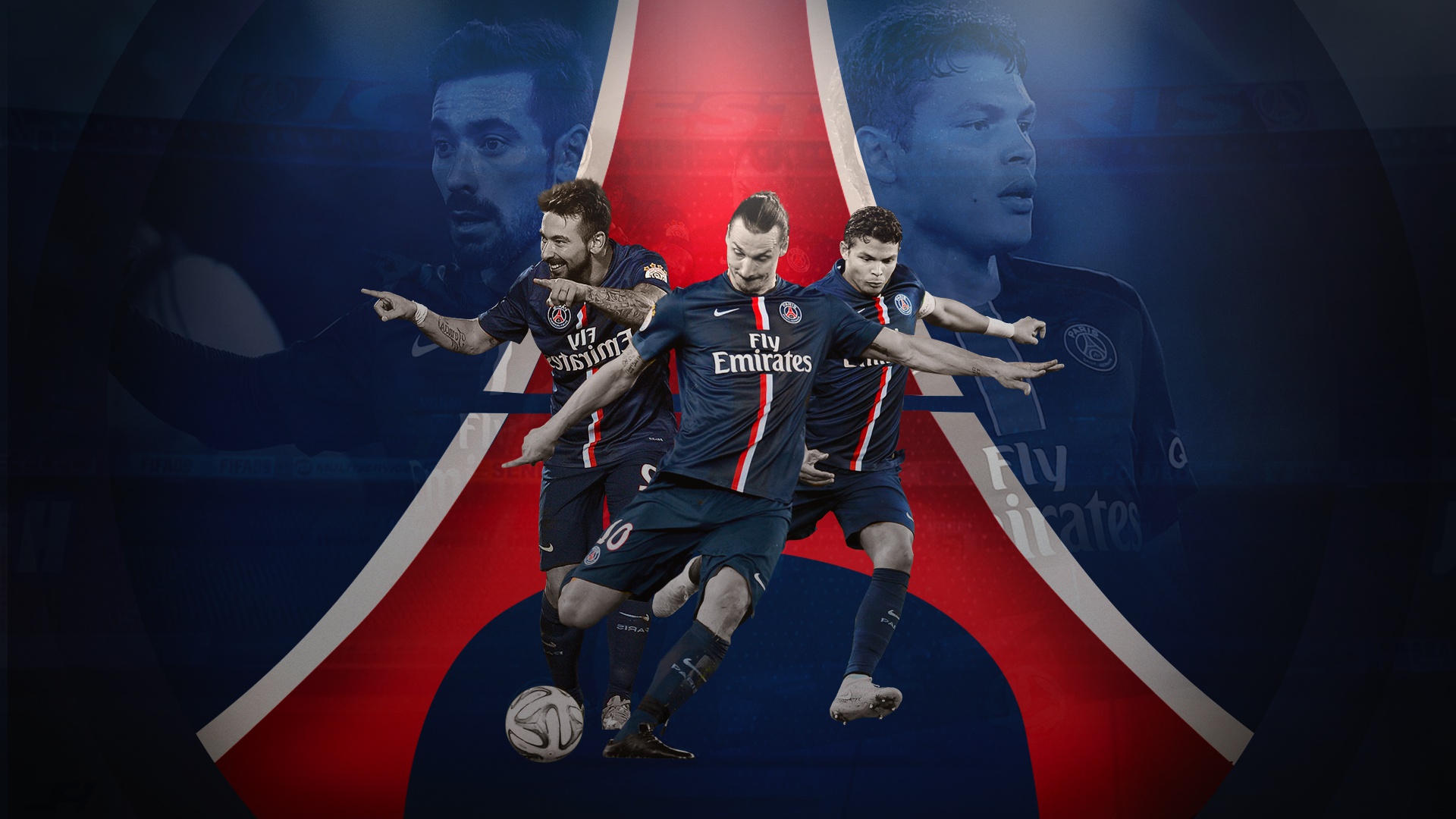 Wallpapers Sports - Leisures > Wallpapers PSG Paris Saint Germain Le Onze  2006/2007 by nicomimilisa - Hebus.com