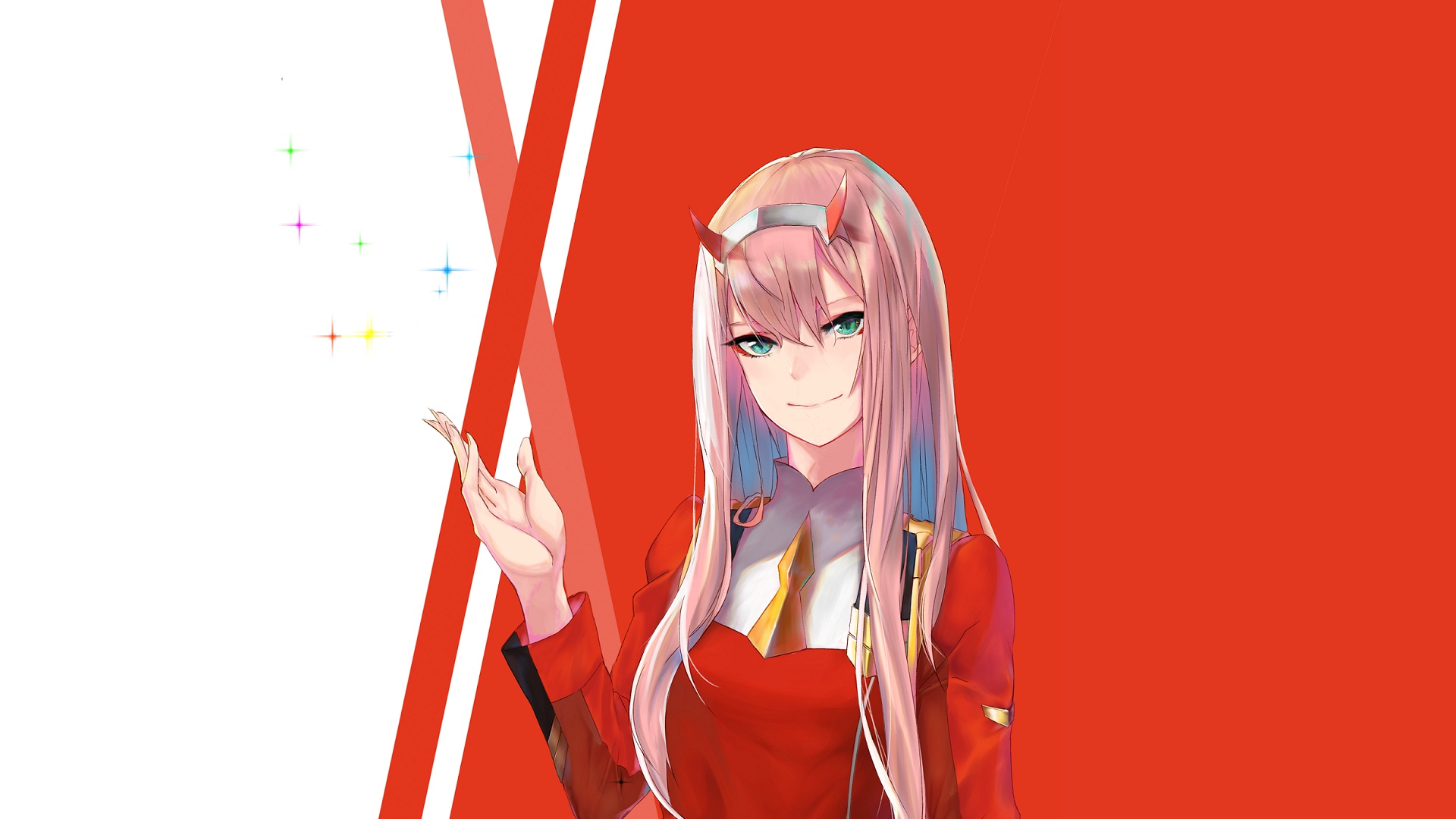 Wallpaper girl, 002, Darling In The Frankxx, Cute in France, Zero Two for  mobile and desktop, section сёнэн, resolution 1920x1080 - download