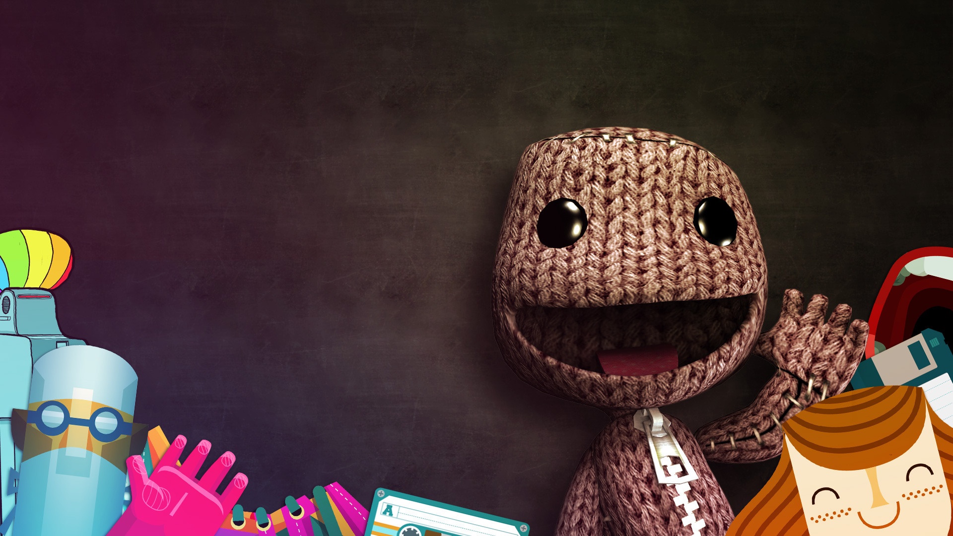 Wallpaper little big planet, Sackboy, little big planet, lbp 2 for mobile  and desktop, section игры, resolution 1920x1080 - download