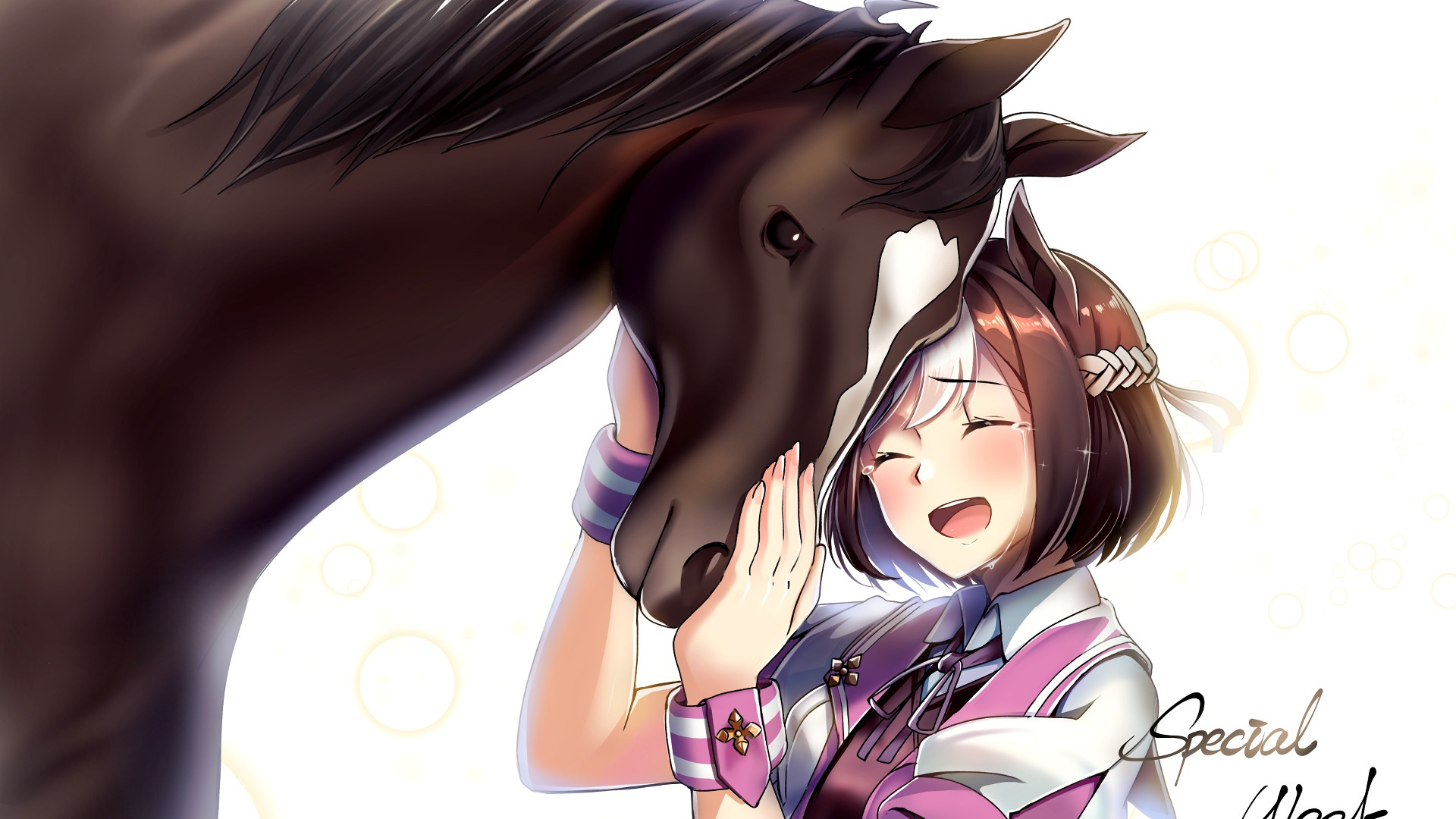 Amazon anime riding her horse