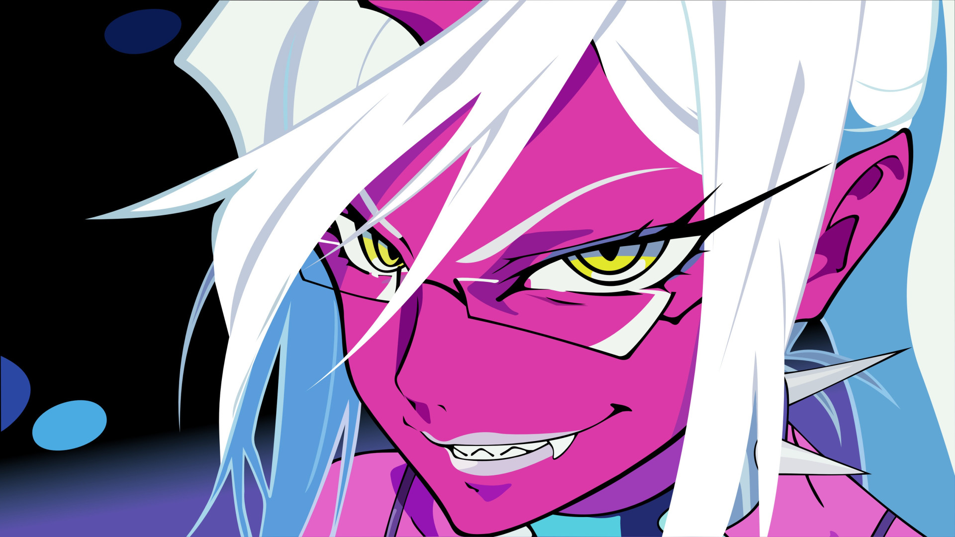 look, girl, smile, <b>the</b> <b>demon</b>, Panty & Stocking with Garterbelt.