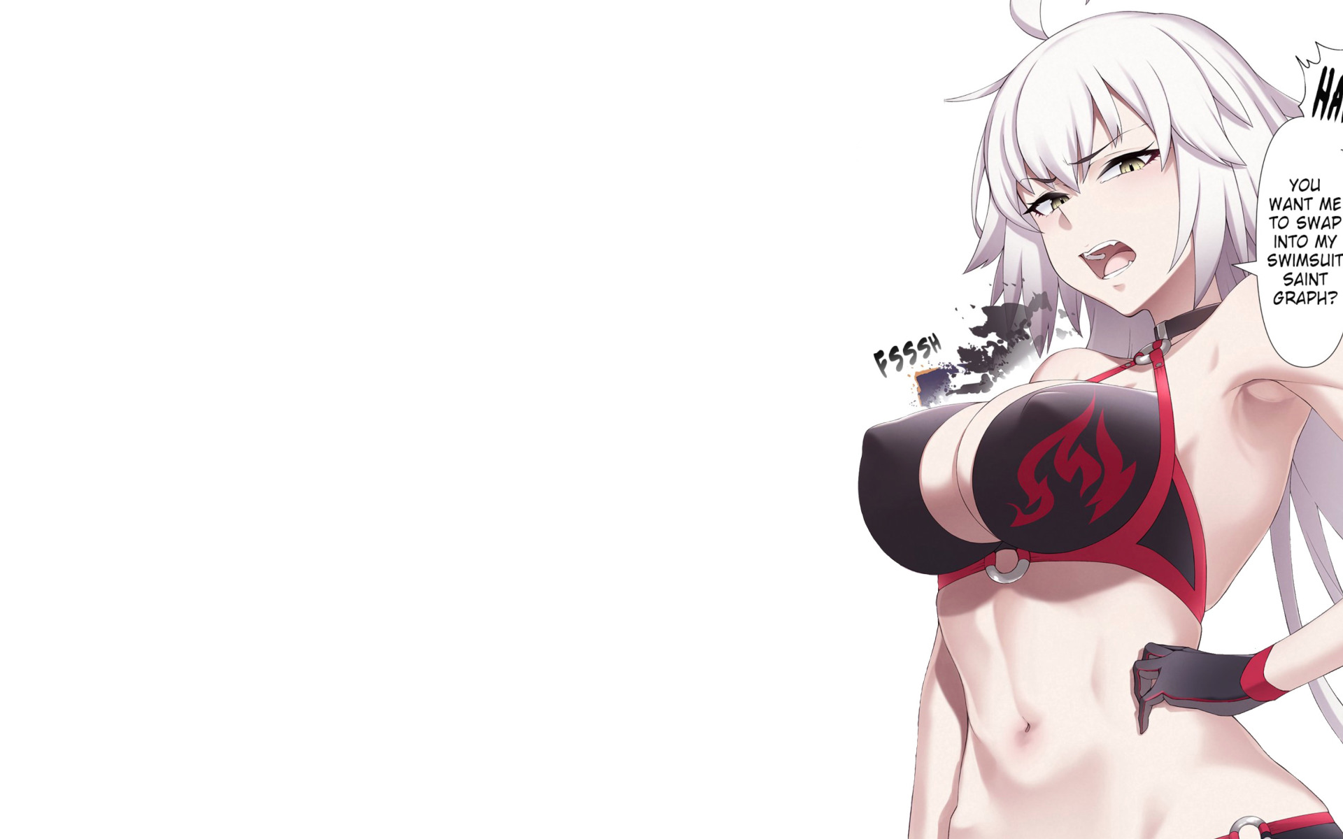 Download wallpaper girl, hot, sexy, nipples, boobs, fate stay night, anime,  pretty, section seinen in resolution 1920x1200