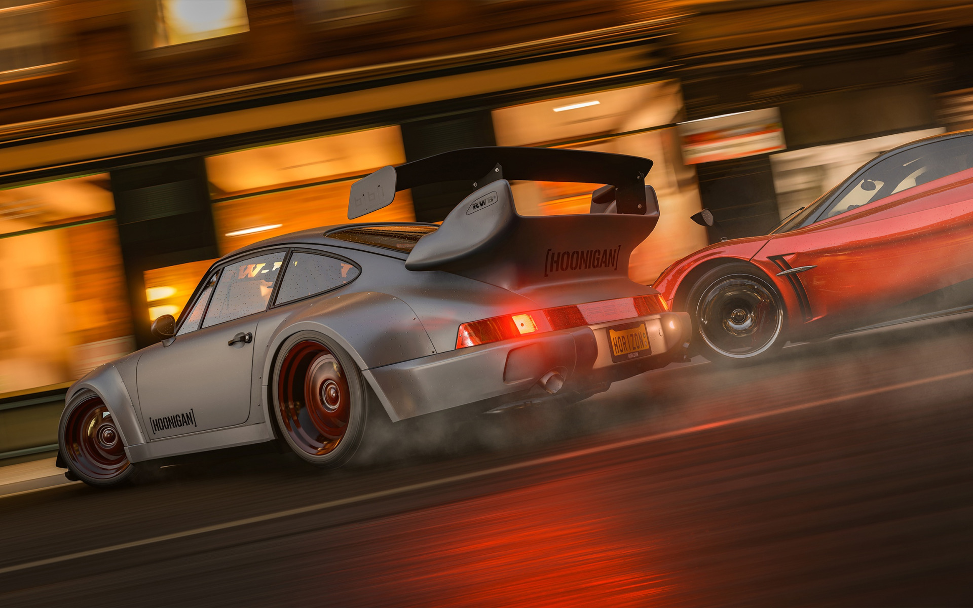 Download wallpaper drift, Forza Horizon 4, Hoonigan drift, section ...