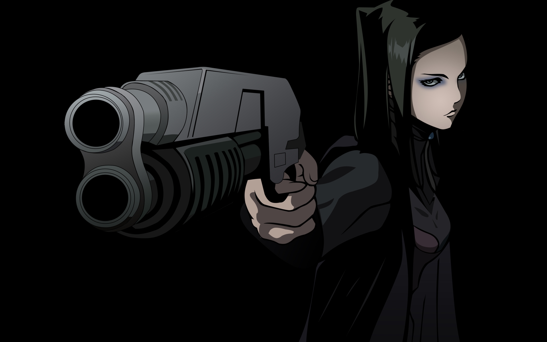 Wallpaper shotgun, ergo proxy, RIL Mayer for mobile and desktop, section  прочее, resolution 1920x1200 - download