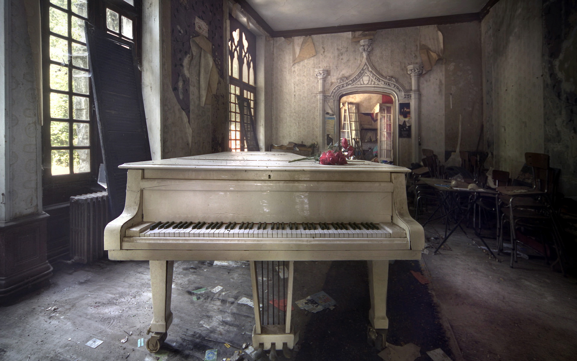 Wallpaper music, room, piano for mobile and desktop, section музыка,  resolution 1920x1200 - download