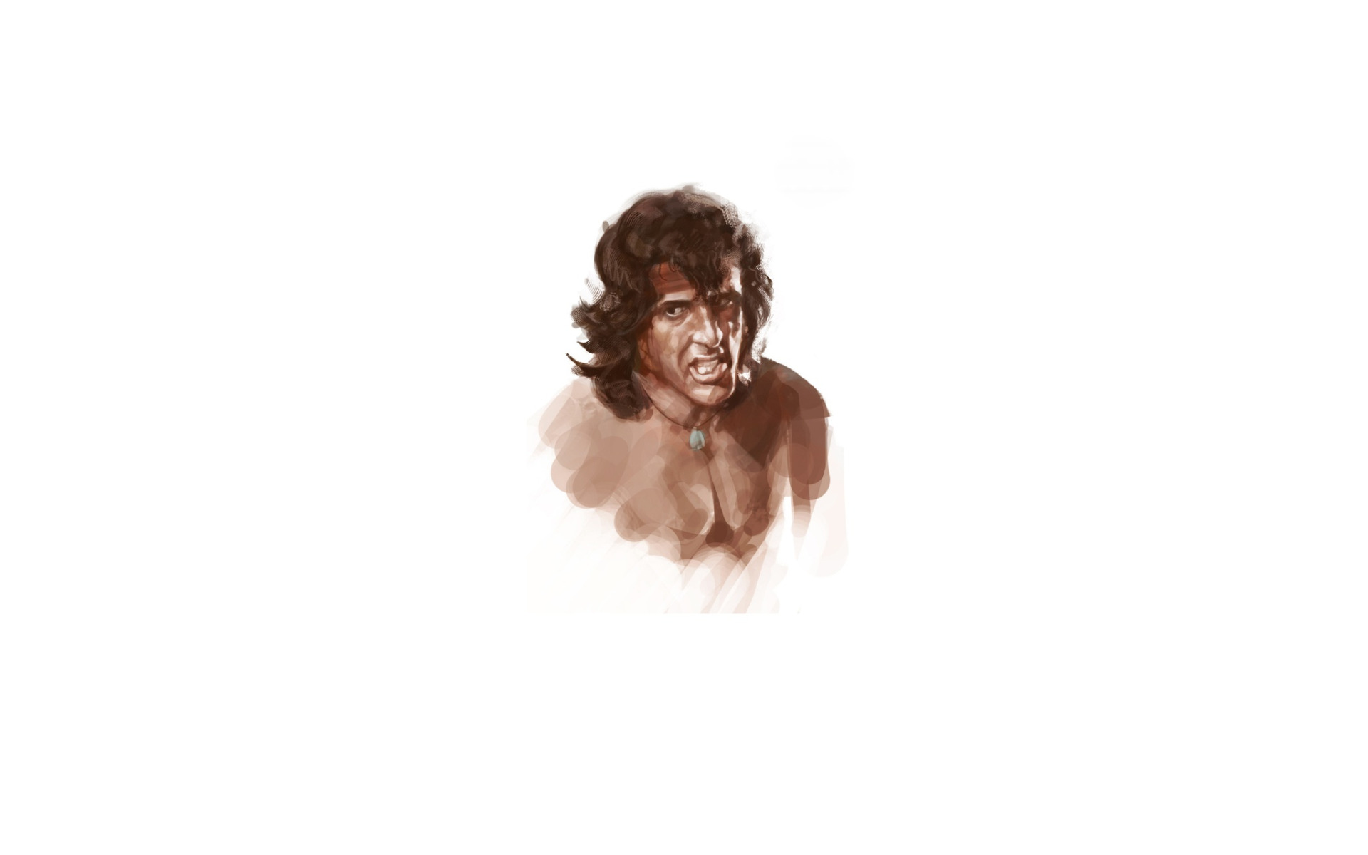 Download wallpaper Sylvester Stallone, Rambo, Rambo, section minimalism