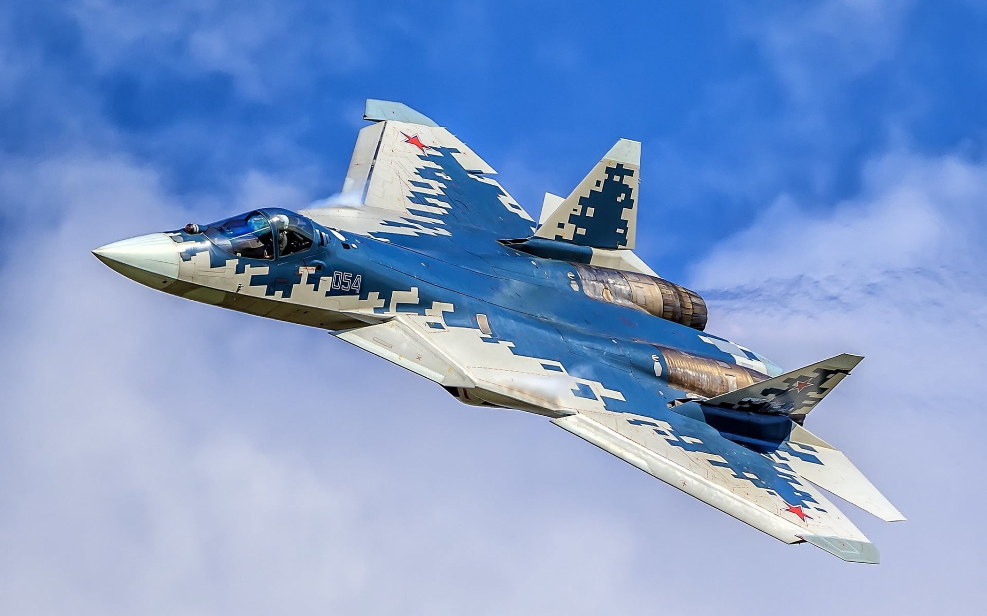 Wallpaper Russia, Russian Air Force, Su-57, Russian jet fighter, Stealth  air superiority fighter, PAK FA, Sukhoi Su-57 for mobile and desktop,  section авиация, resolution 1920x1200 - download