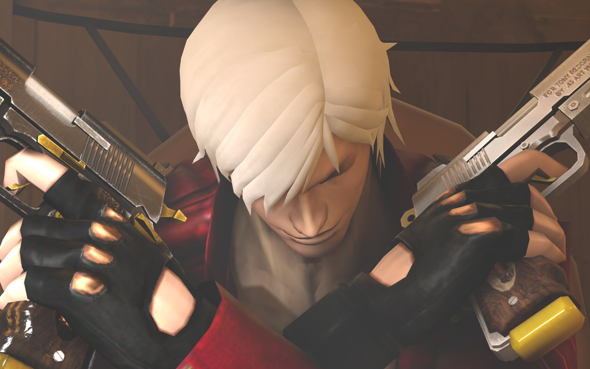 Capcom Demon Download wallpaper face, gun, demon, guy, Dante, Capcom, Devil May Cry ...