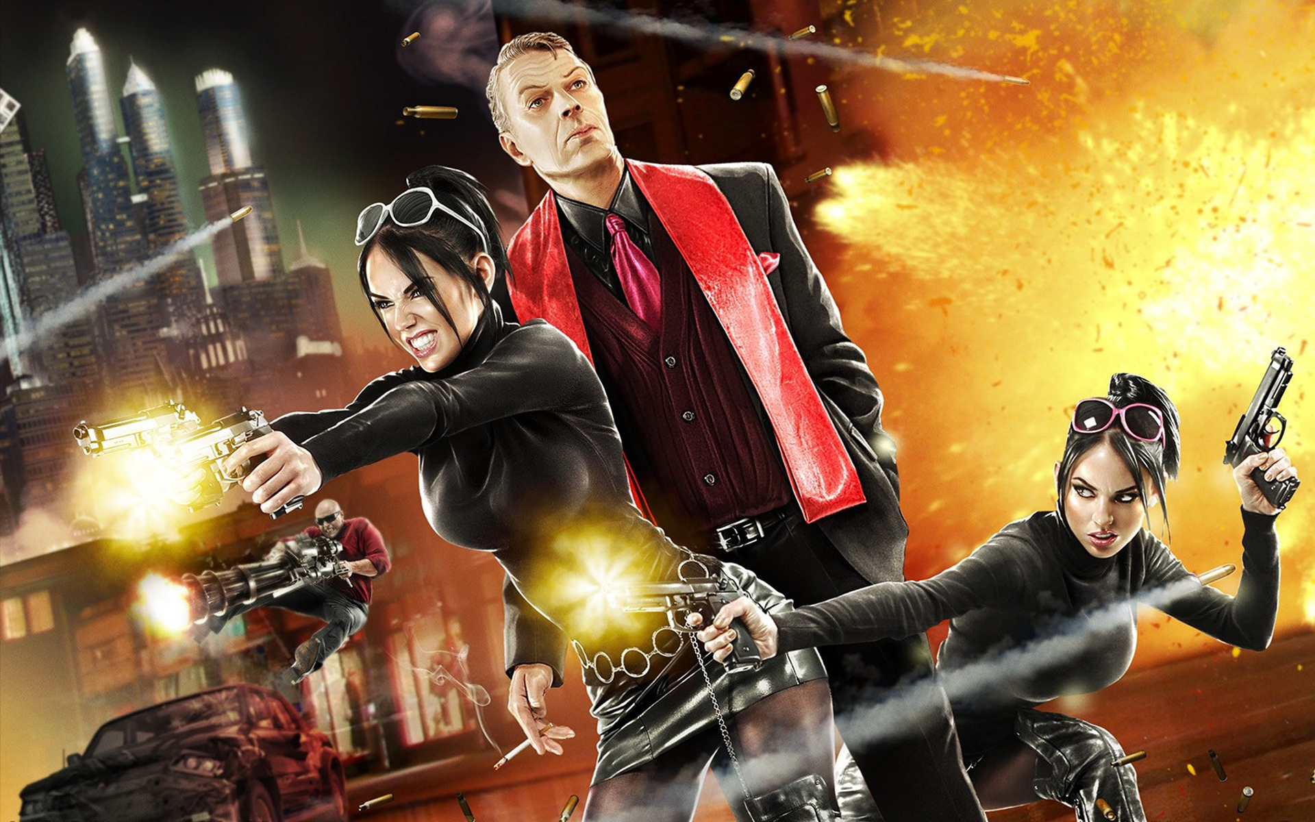 Wallpaper The explosion Saints Row The Third Morgenstern