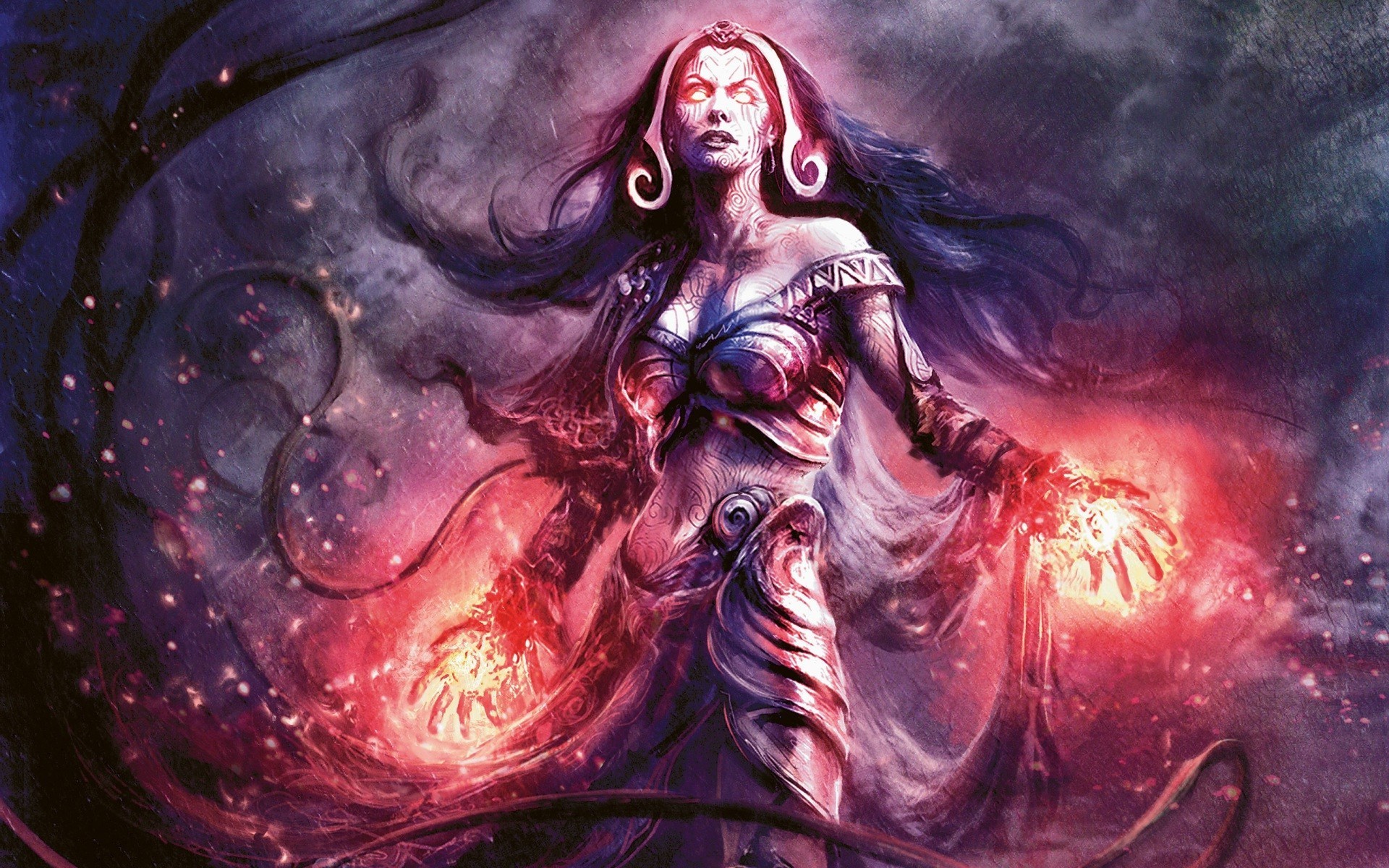 Download Wallpaper Mag Magic The Gathering Planeswalker Liliana Of The Vess Liliana Vess