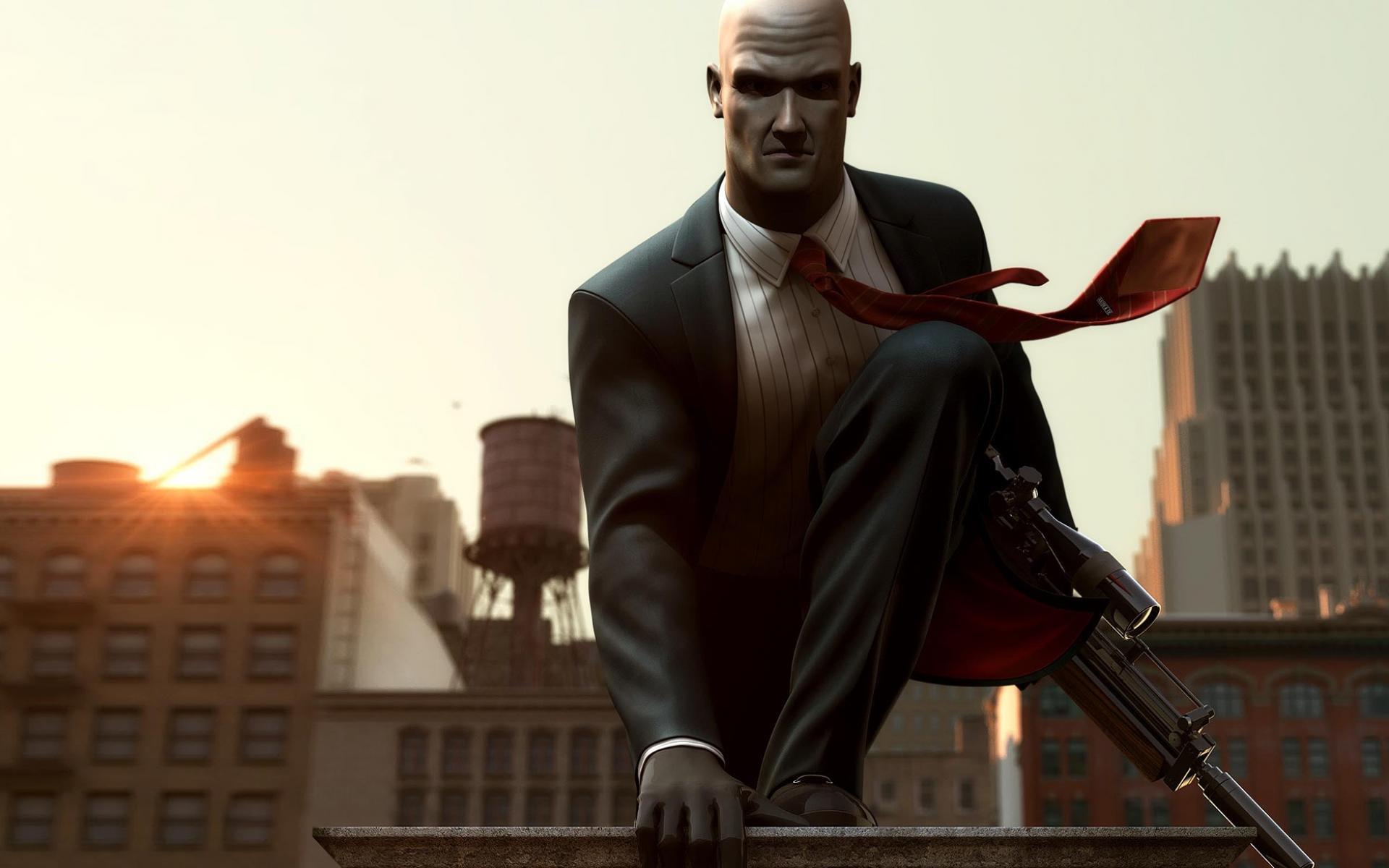 Wallpaper gun, Hitman, Hitman, Blood Money for mobile and desktop, section  игры, resolution 1920x1200 - download