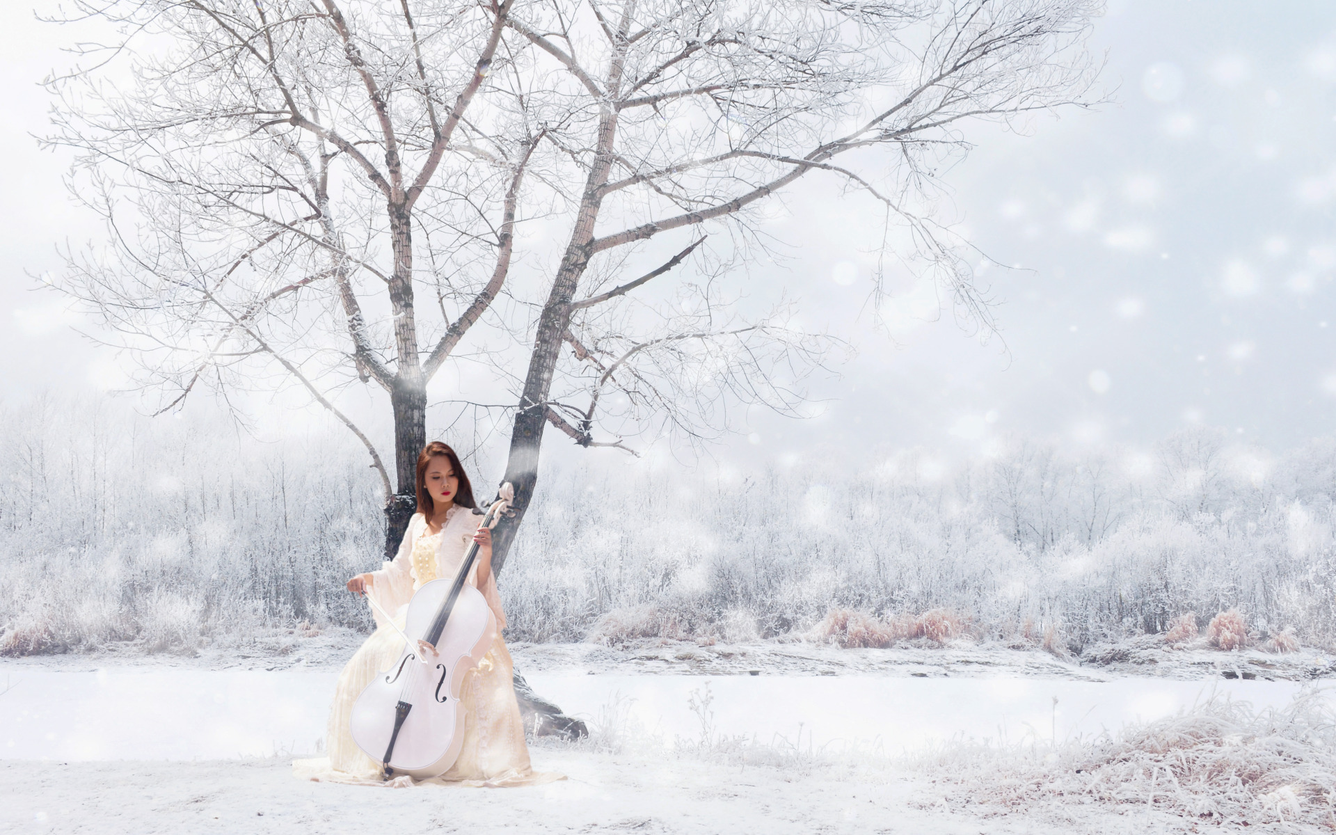 Зима музыка автор. Девушка на зимнем пейзаже. Девушка в зимнем лесу. Девушка зимой в снегу. Jason van Wyk Winter.