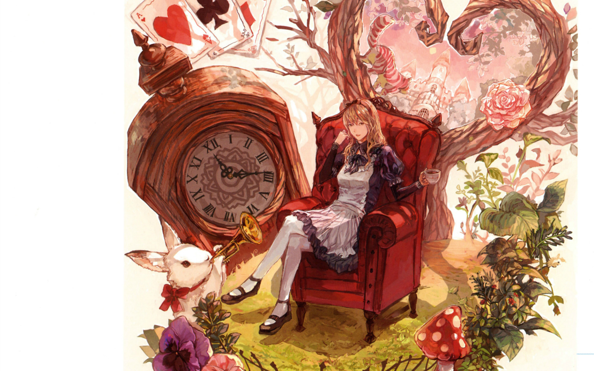 Алиса в стране чудес 8 глава. 6. "Алиса в стране чудес" Льюиса Кэрролла. Алиса в Зазеркалье кролик и Алиса.
