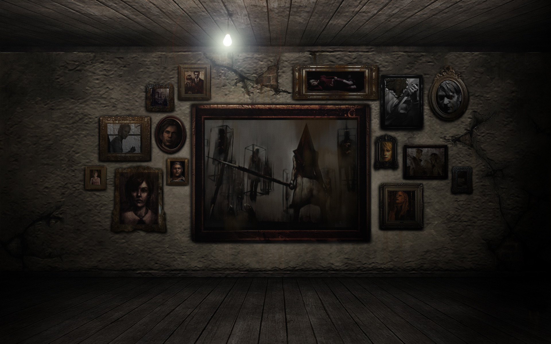 Wallpaper room, pictures, silent hill for mobile and desktop, section игры,  resolution 1920x1200 - download