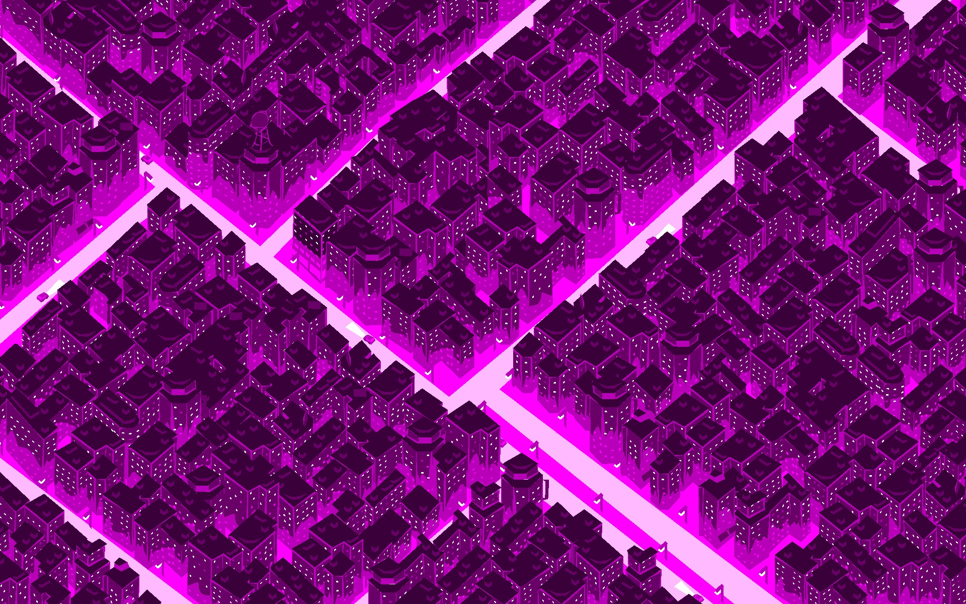 Wallpaper The city, Neon, Building, Purple, Electronic, Synthpop, Darkwave,  Synth for mobile and desktop, section минимализм, resolution 1920x1200 -  download