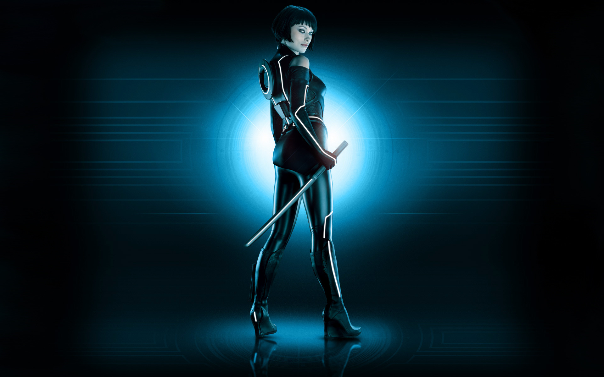 Wallpaper Olivia Wilde, tron legacy, stick for mobile and desktop, section  фильмы, resolution 1920x1200 - download